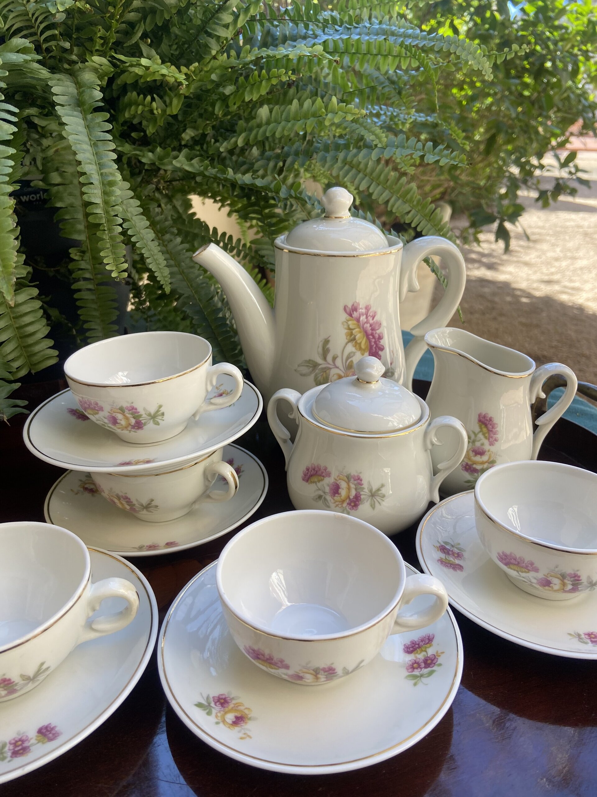 Juego de café en porcelana "Bidasoa" - 1