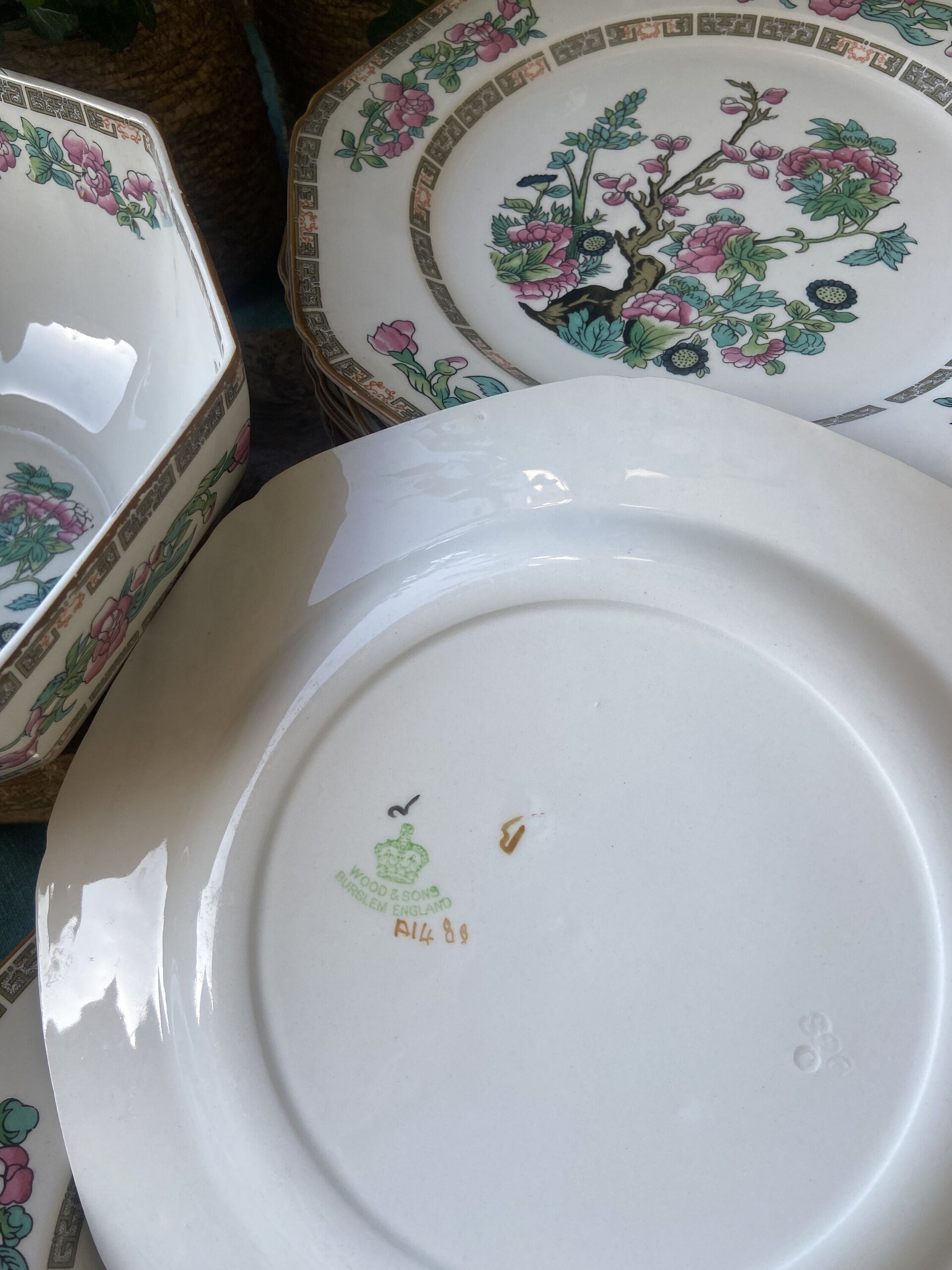 Vajilla en fina porcelana inglesa "Wood & Sons" - 7