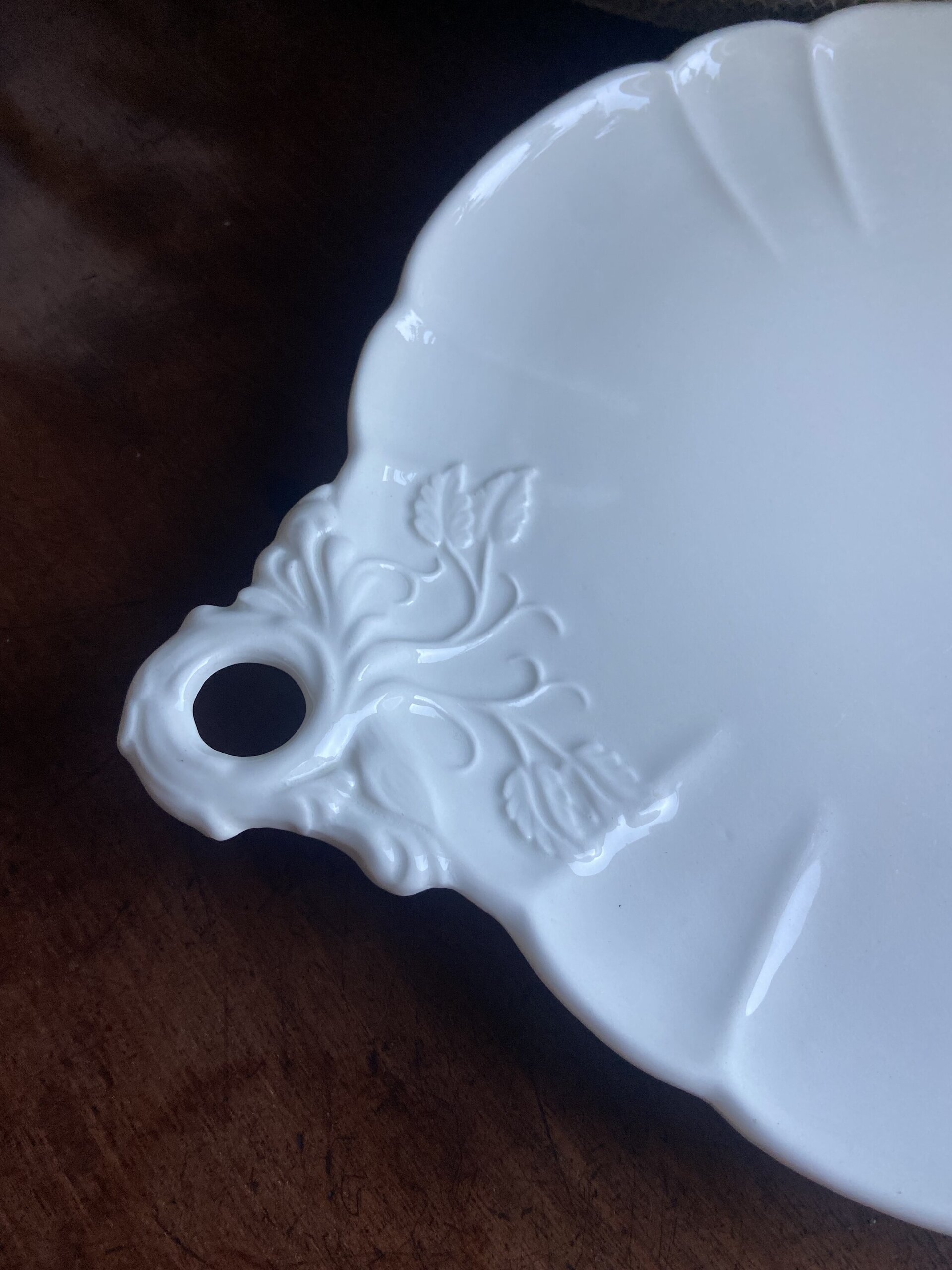 Fuente en loza "Pickman S.A." Sevilla. - 5