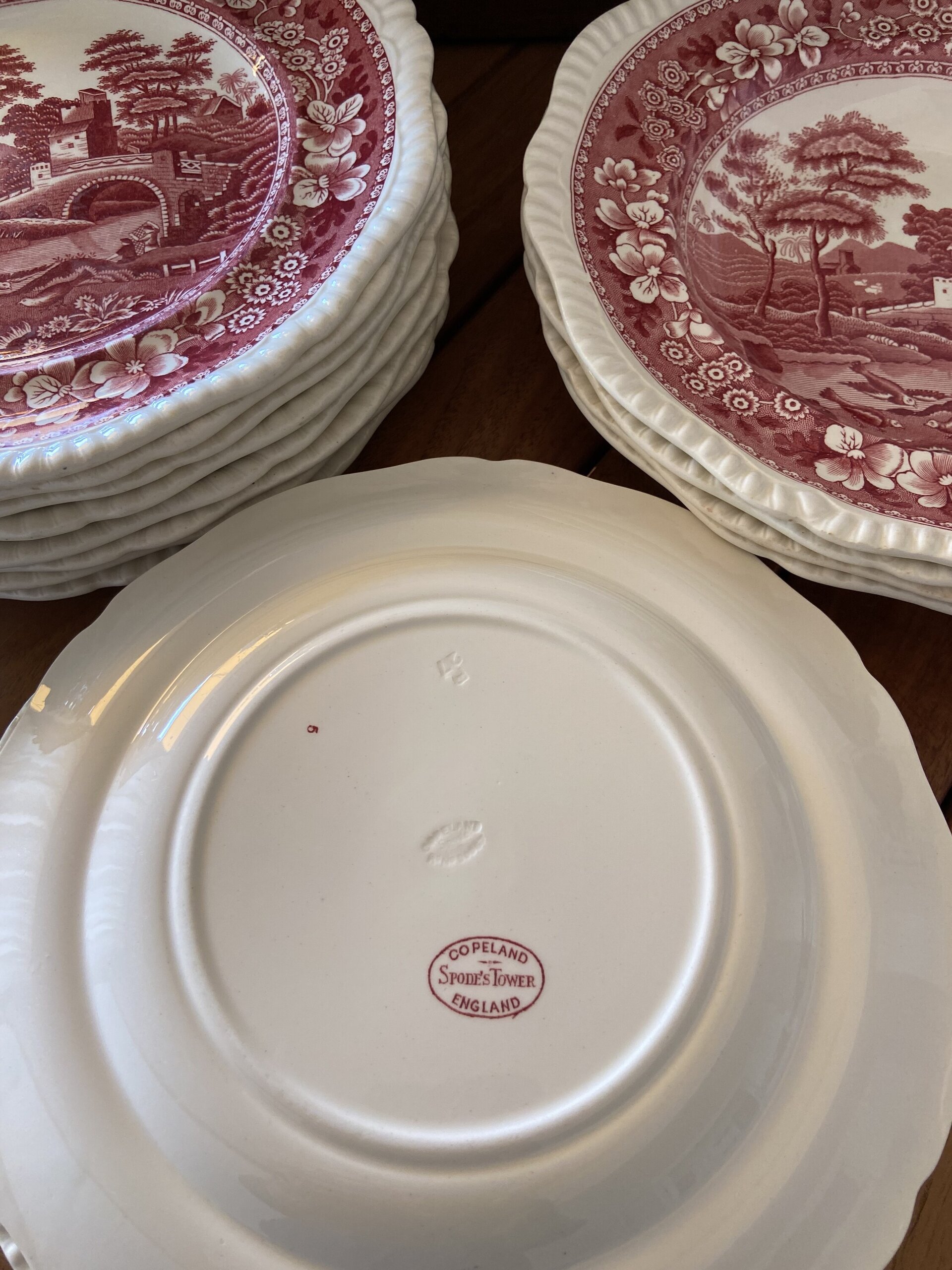 Vajilla para 4 personas en loza inglesa "Coalport". - 3