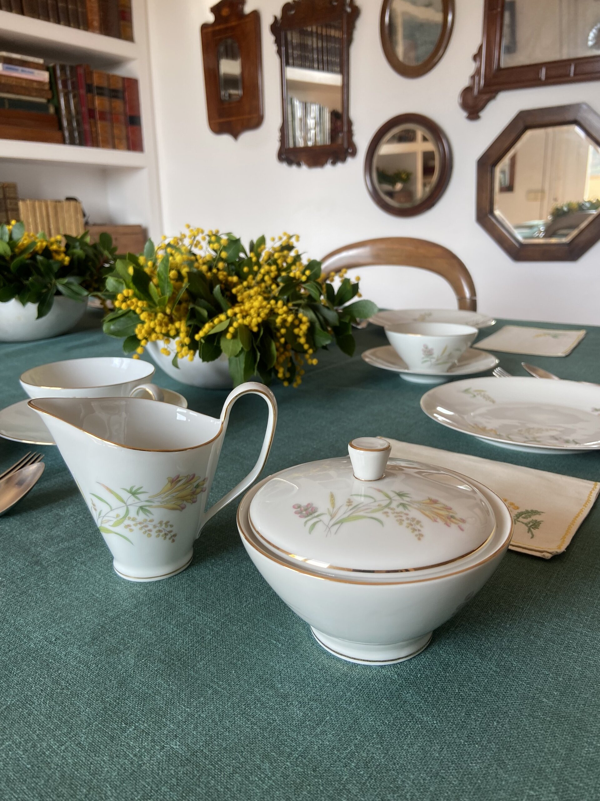 Juego de té en porcelana alemana "Rossenthal" - 3