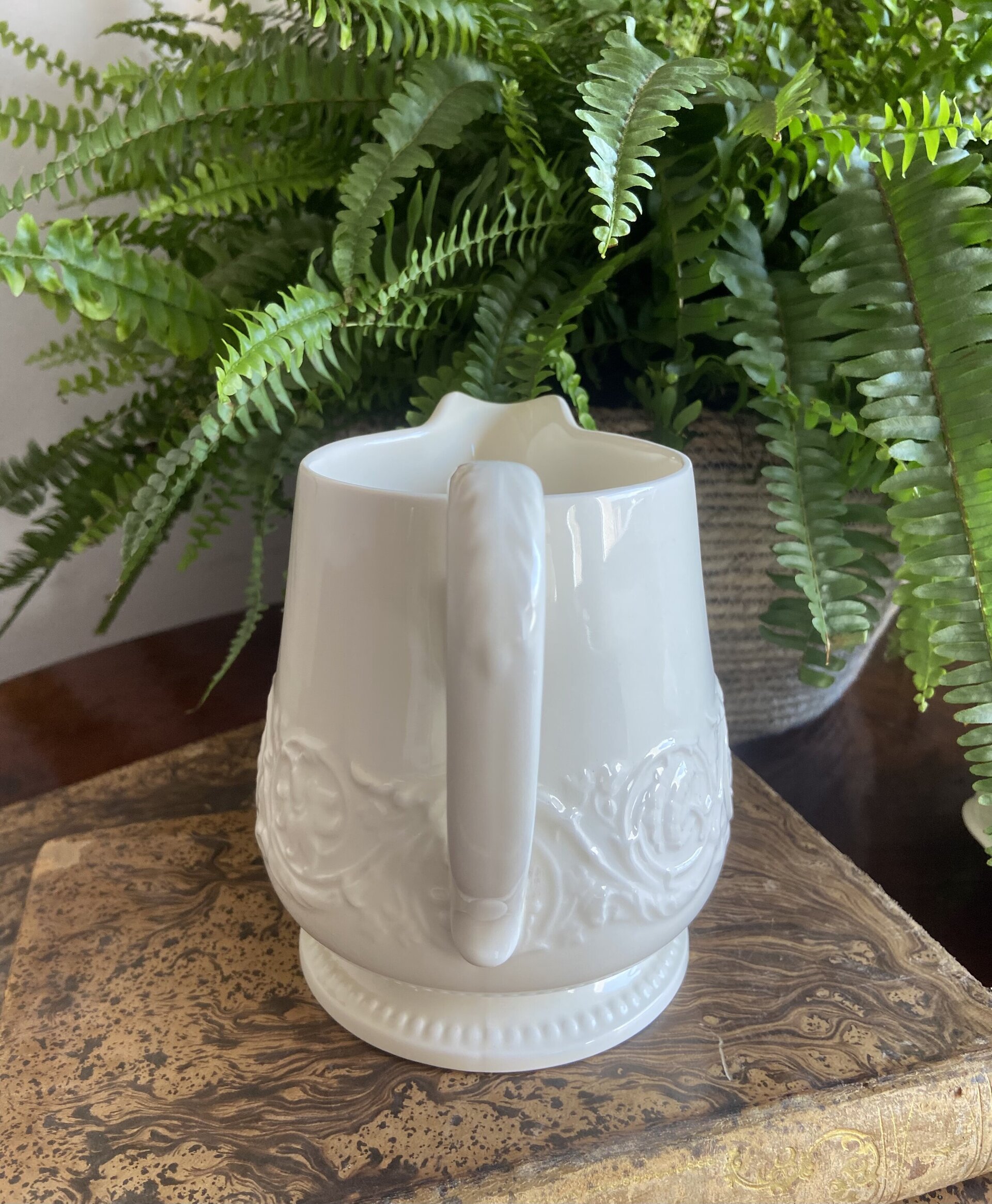 Jarra en porcelana inglesa "Wedgwood" (mod. Barlaston) - 4