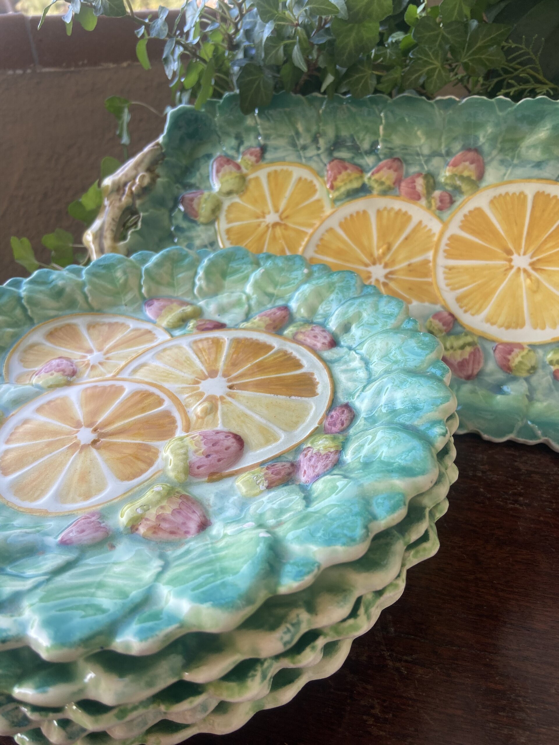 Juego de merienda en cerámica levantina de Manises "Hispania" - 4