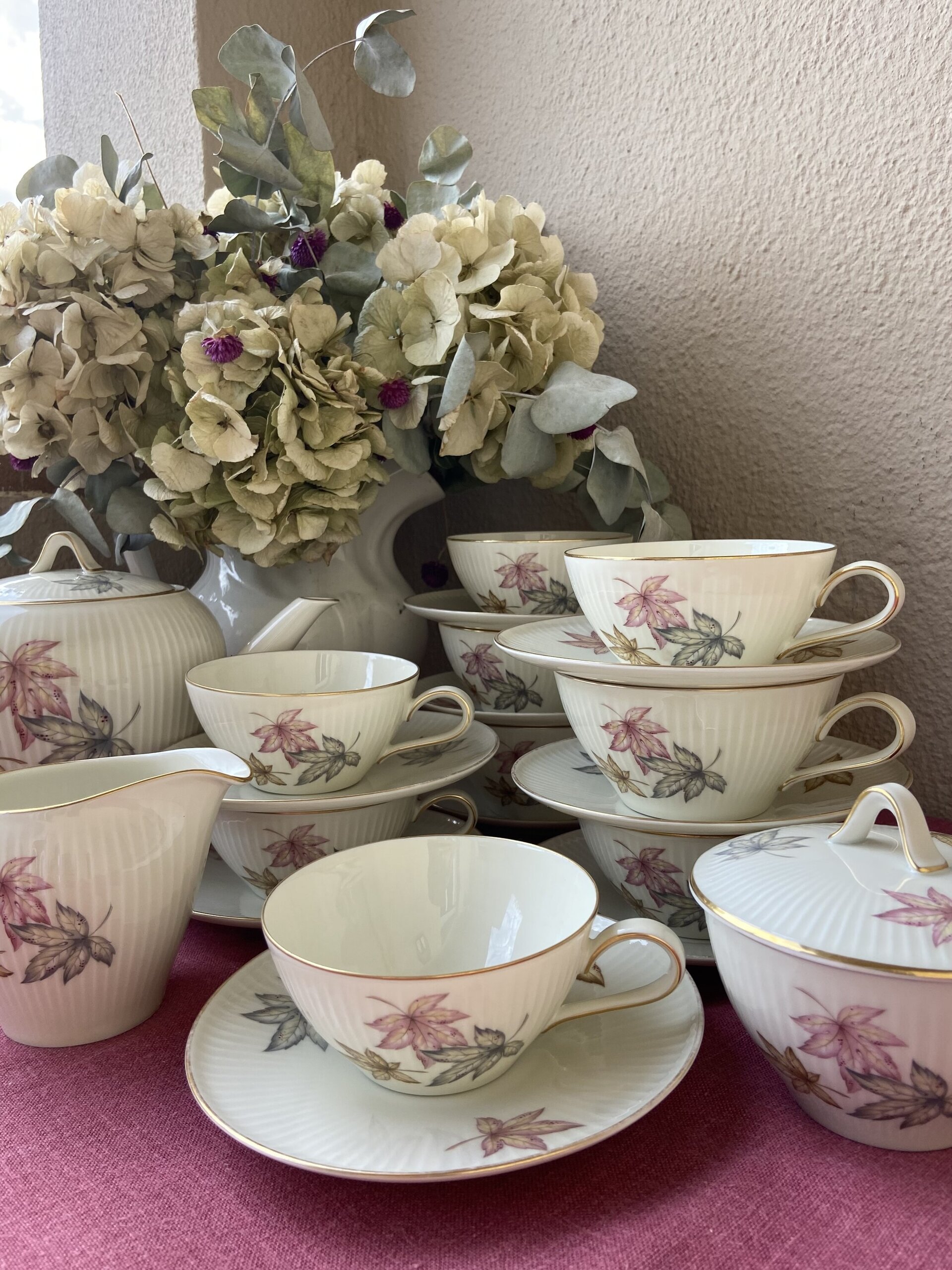 Juego de té en fina porcelana alemana"Thomas". - 2