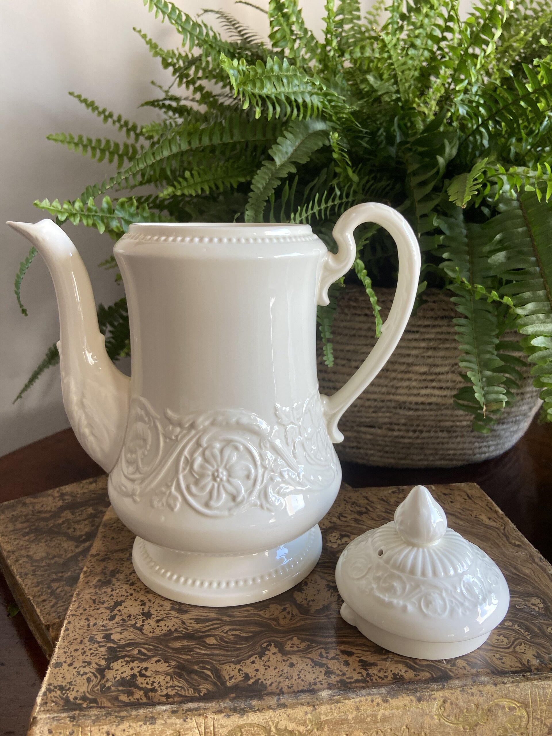 Cafetera en porcelana inglesa "Wedgwood" (mod. Barlaston) - 6