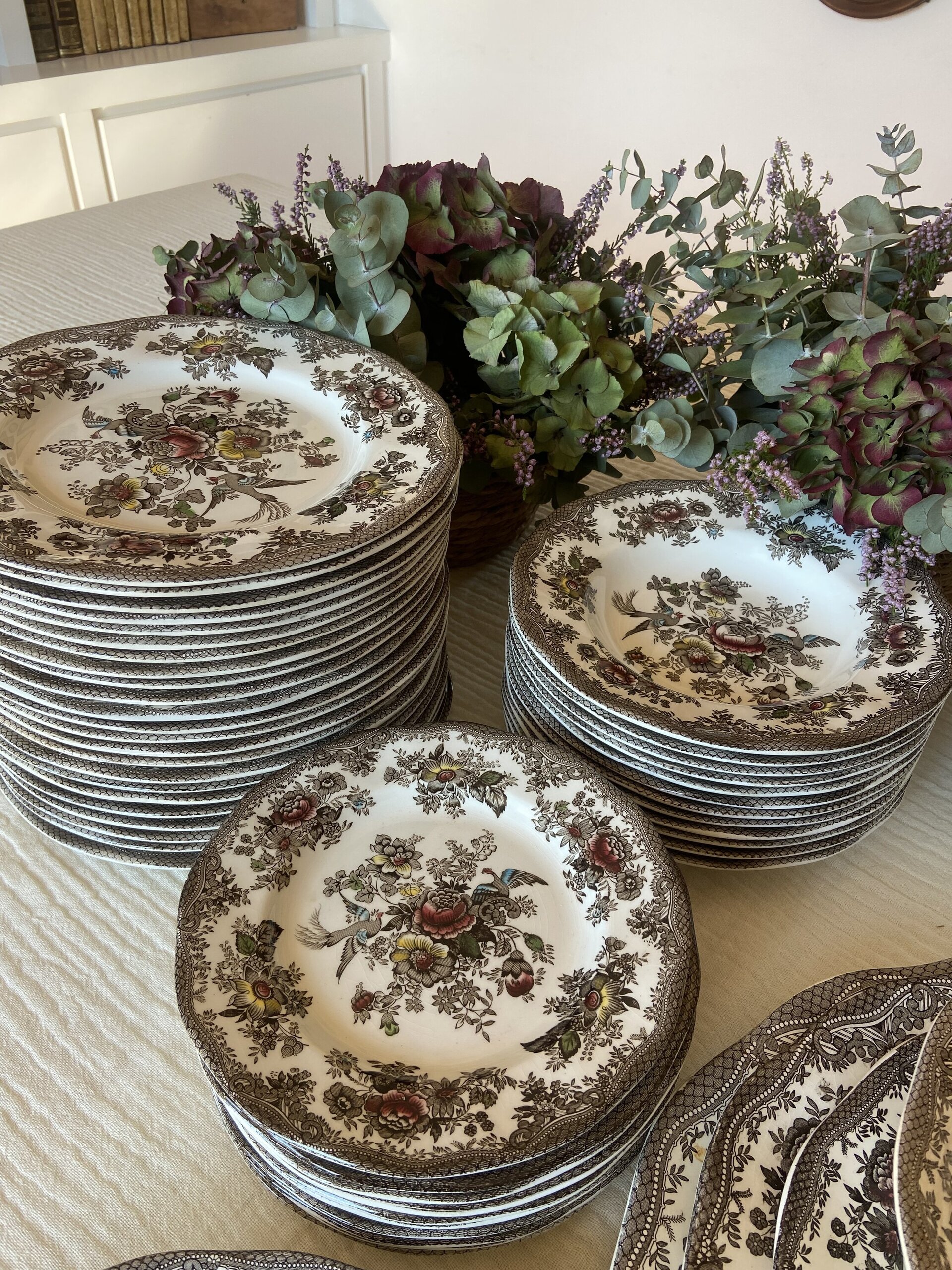 Vajilla en loza inglesa "Wedgwood" (mod. Asiatic Phersants) - 2