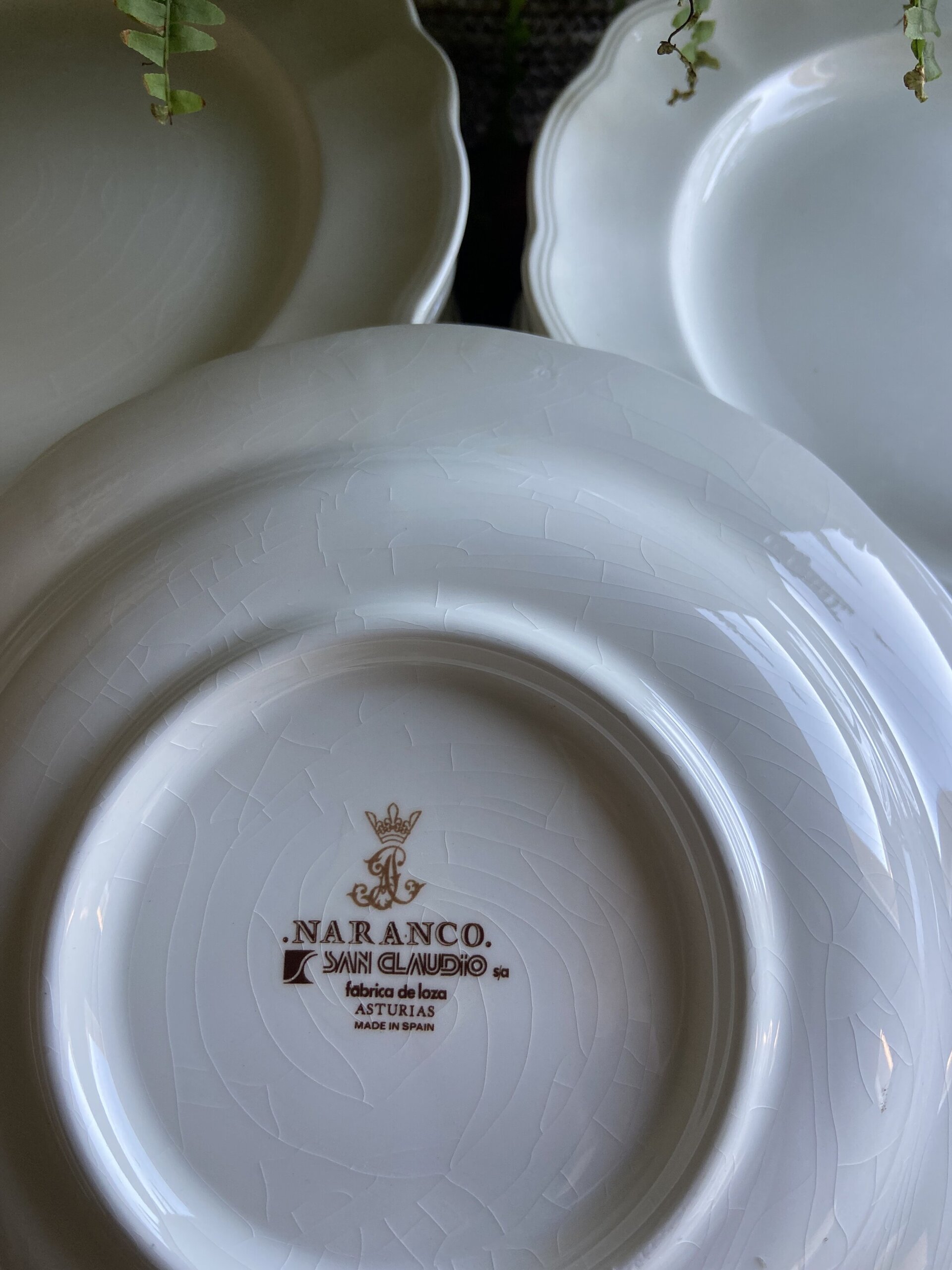 Vajilla en loza de "San Claudio" Asturias. - 6