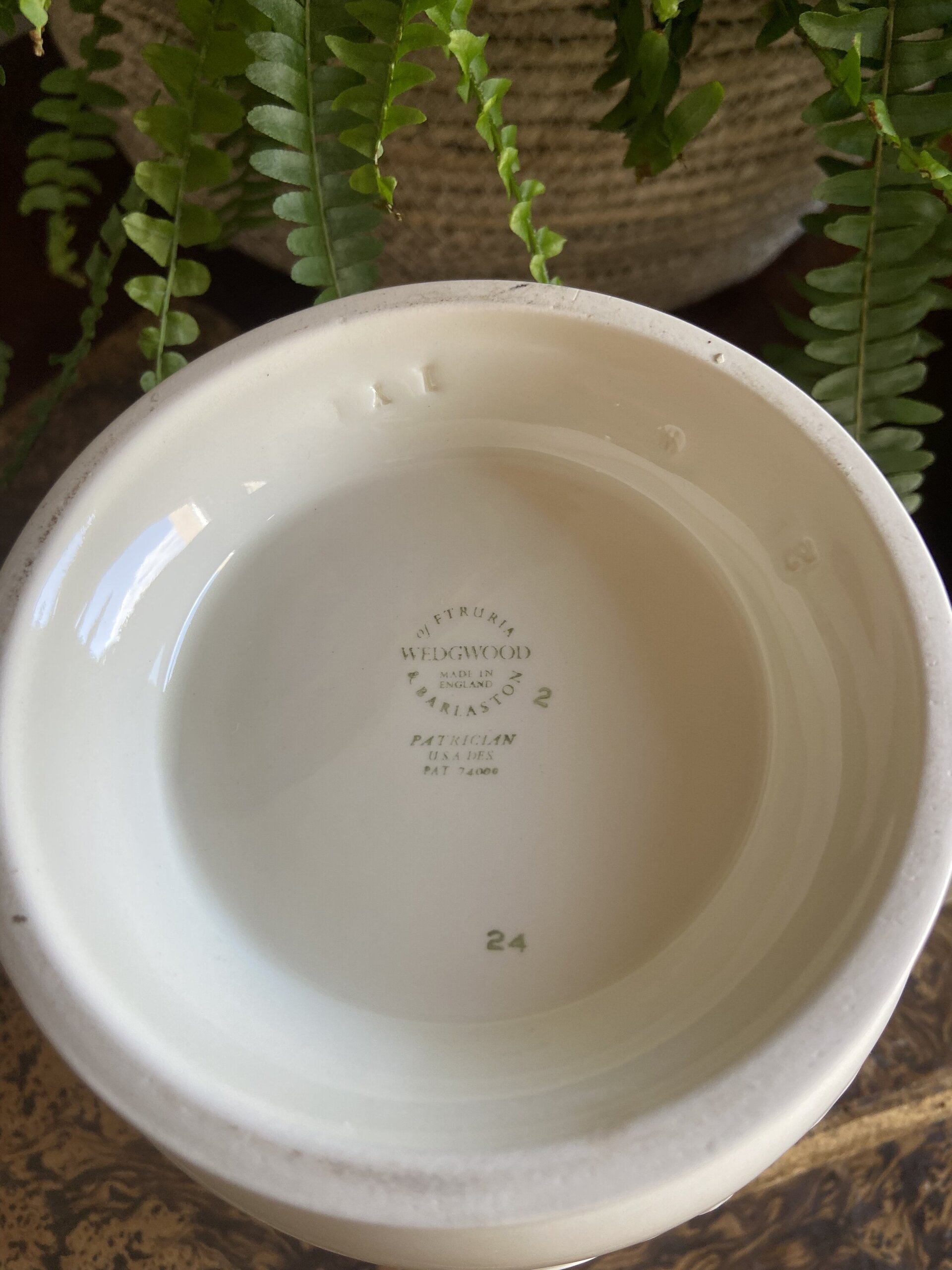 Jarra en porcelana inglesa "Wedgwood" (mod. Barlaston) - 6