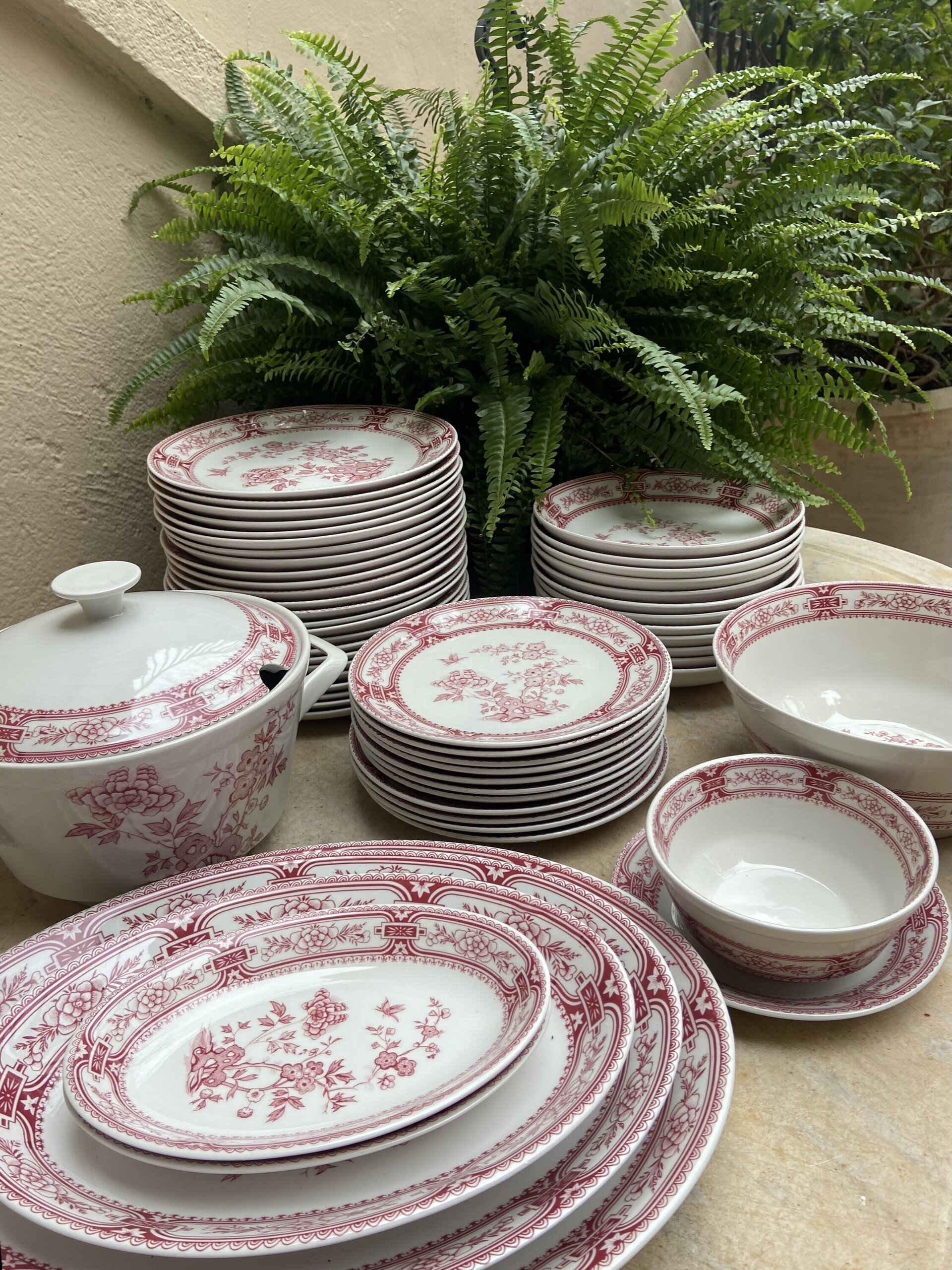 Vajilla en loza "Ibero Tanagra" Santander - 3