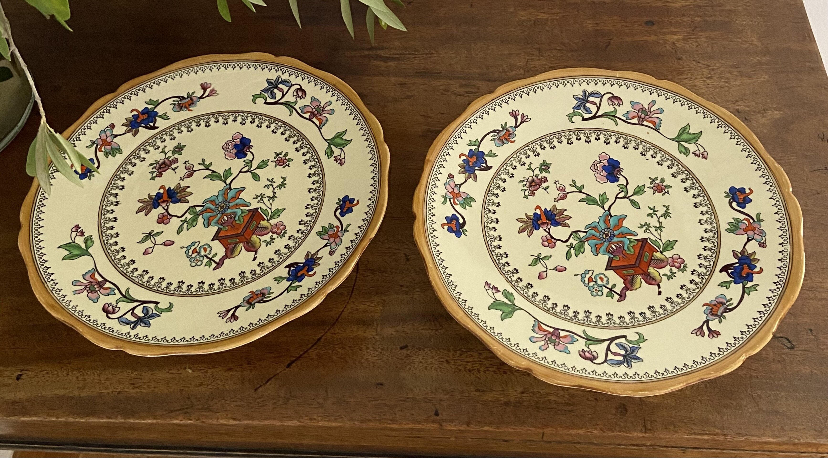 Pastelero/frutero en loza inglesa "Coalport" Kings Ware. - 5
