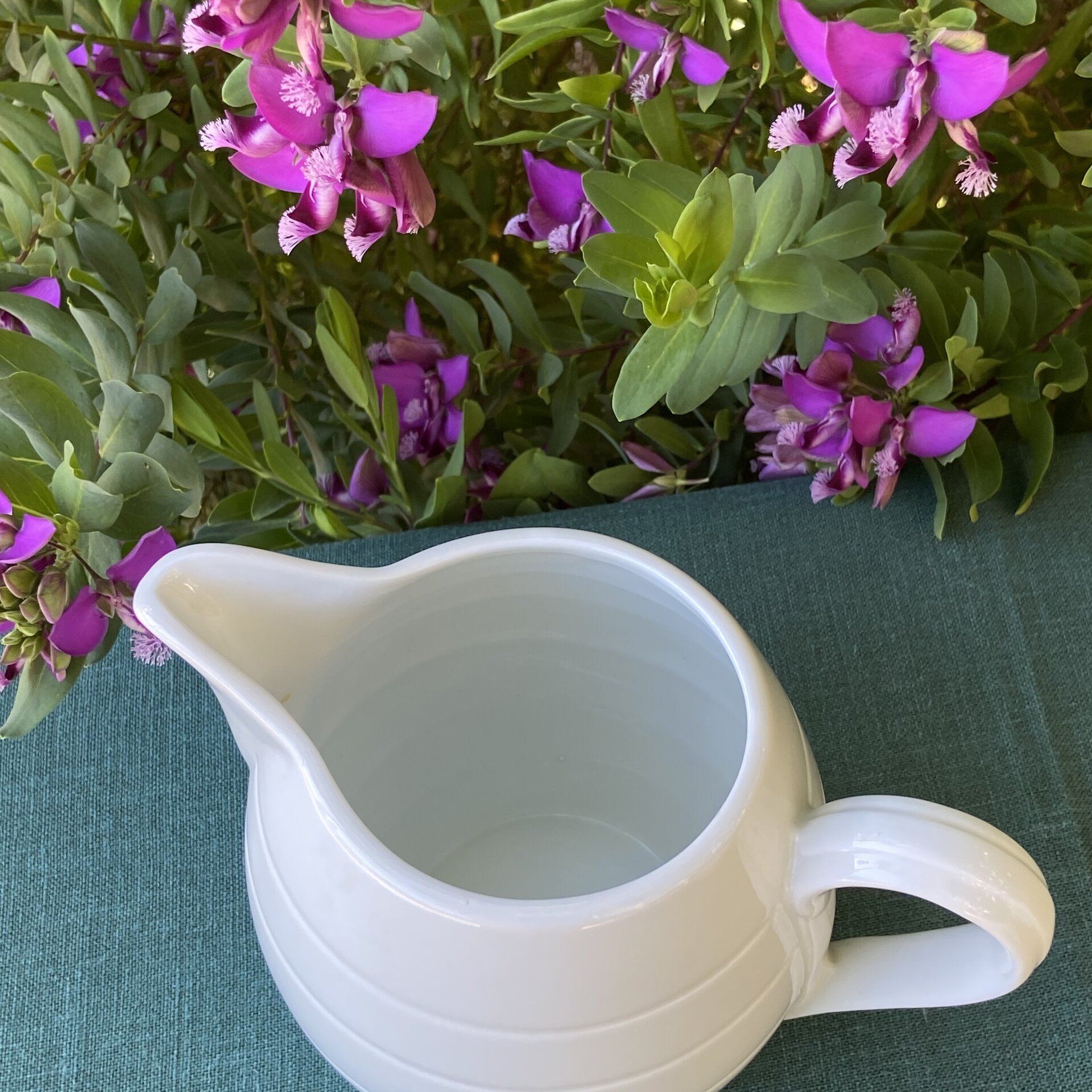 Jarra porcelana blanca - 3