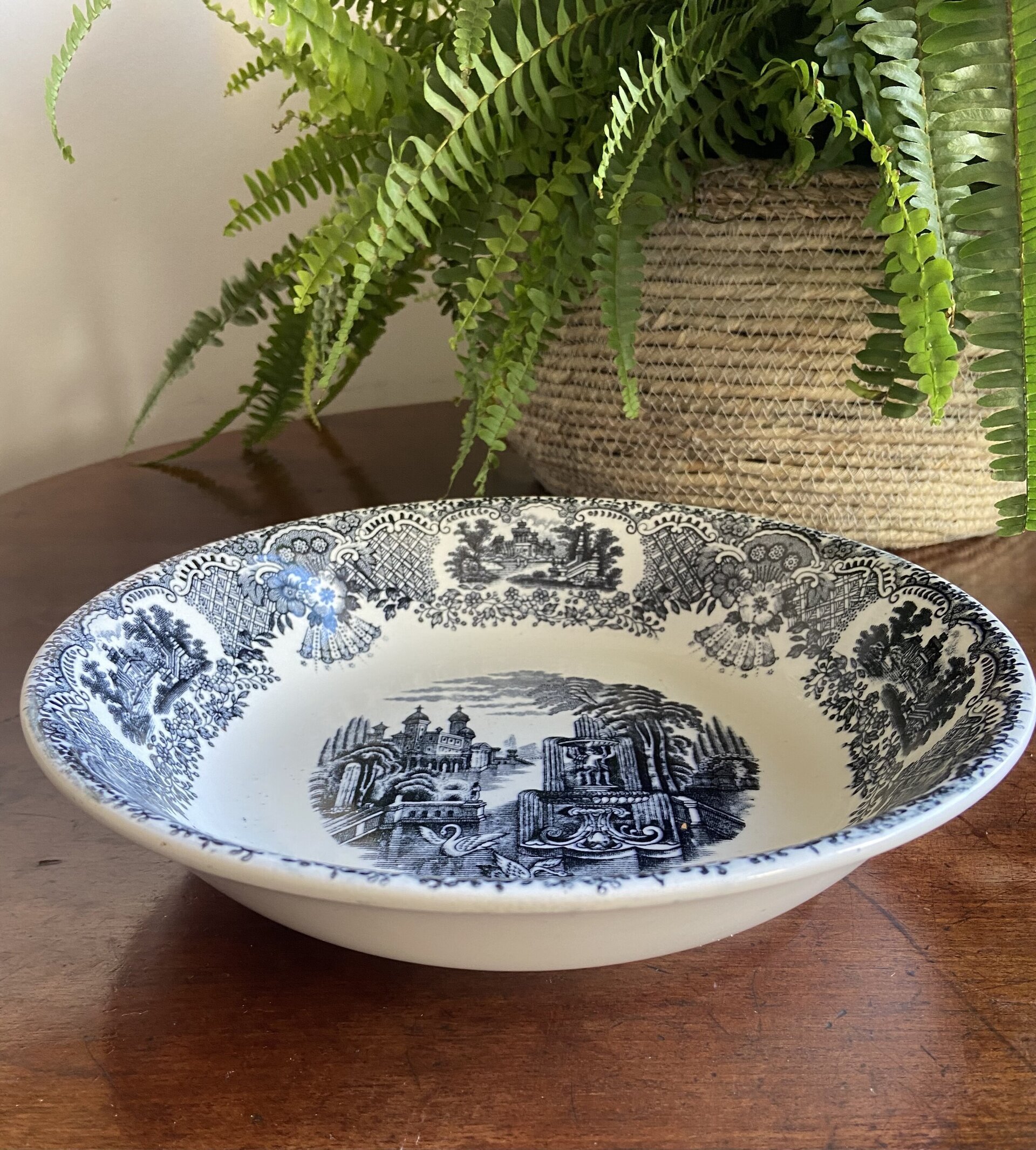 Bol en loza "Pickman S.A. Sevilla" Cartuja (mod. Vistas) - 1