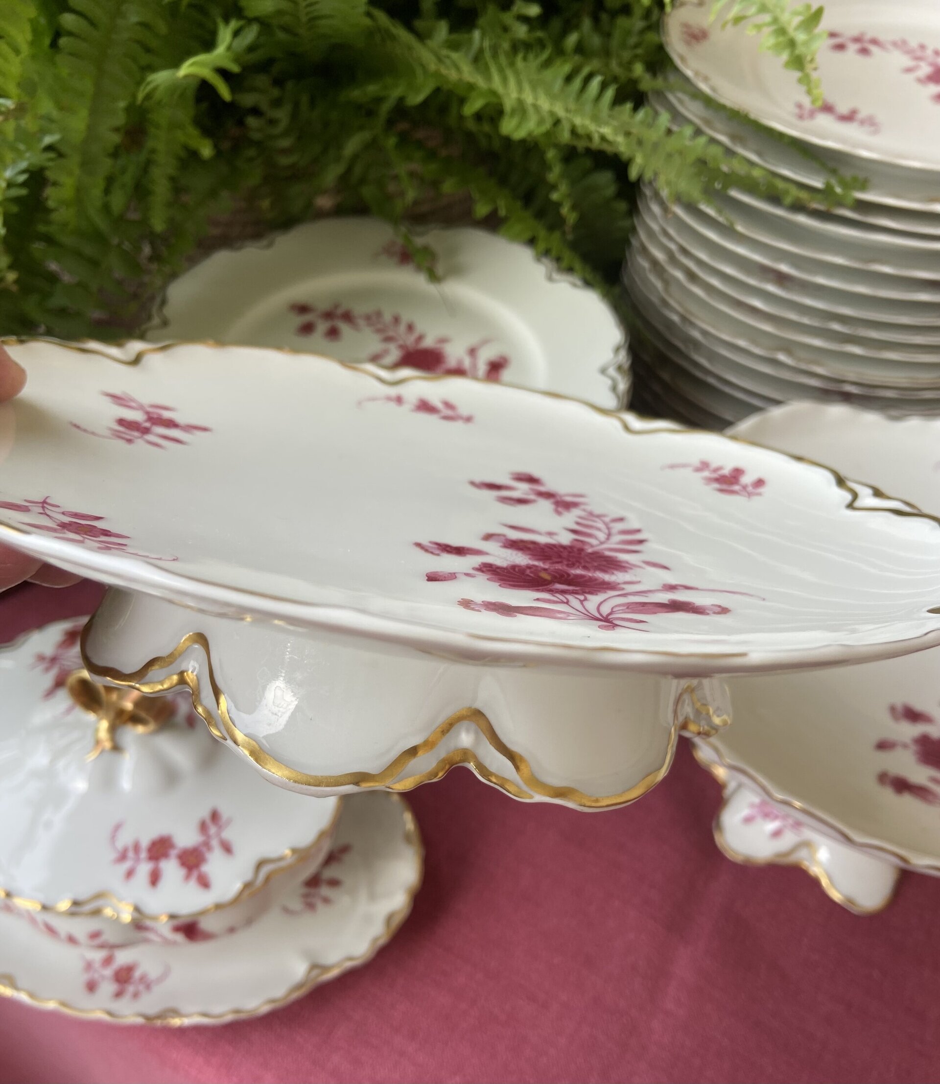 Vajilla en porcelana francesa de Limoges, "Haviland" - 6