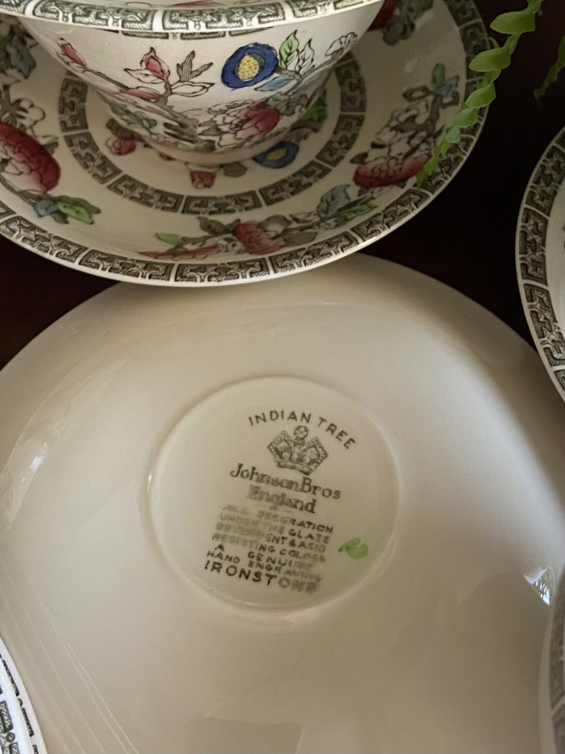Juego de té en loza inglesa "Johnson Bros" - 8