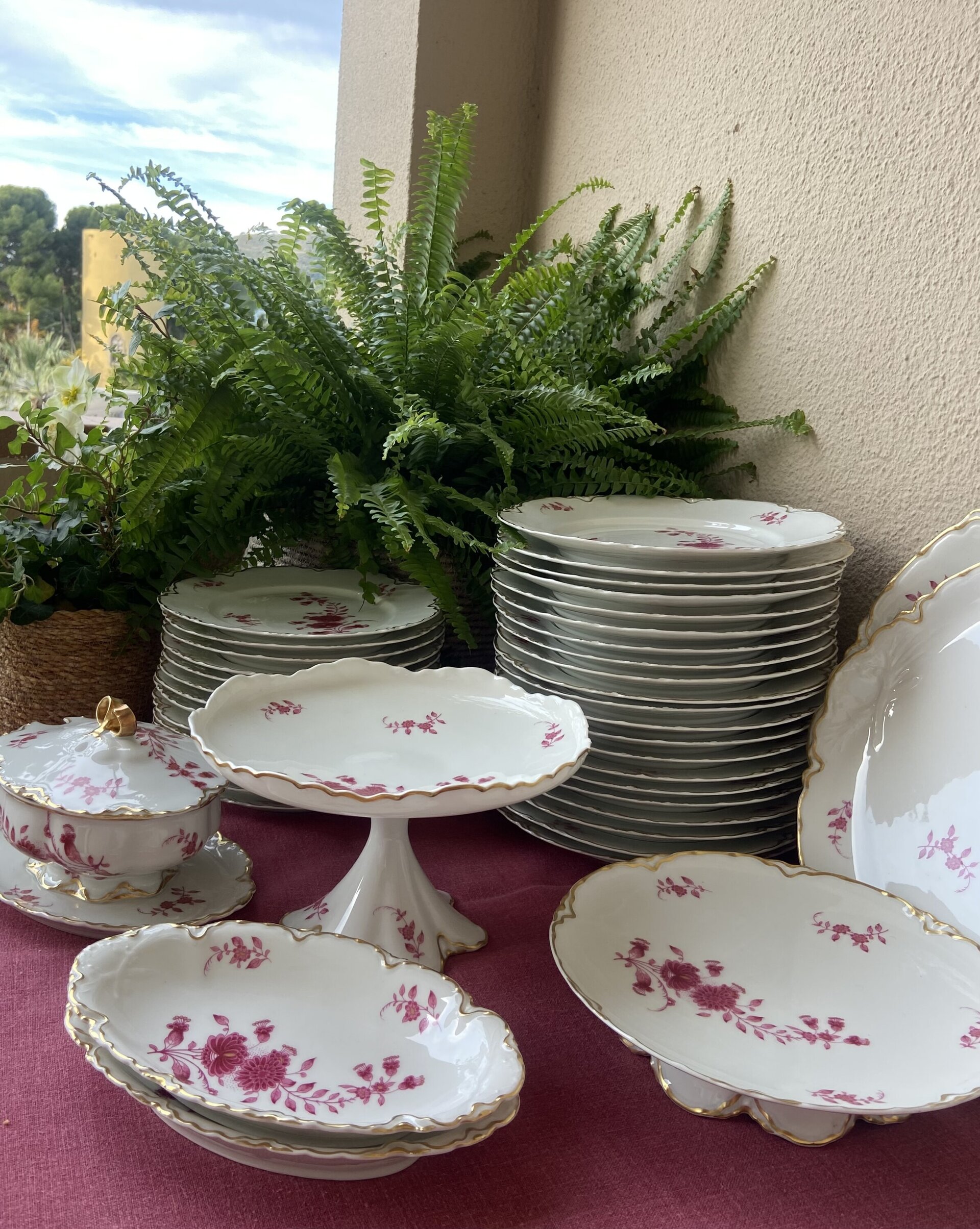 Vajilla en porcelana francesa de Limoges, "Haviland" - 13