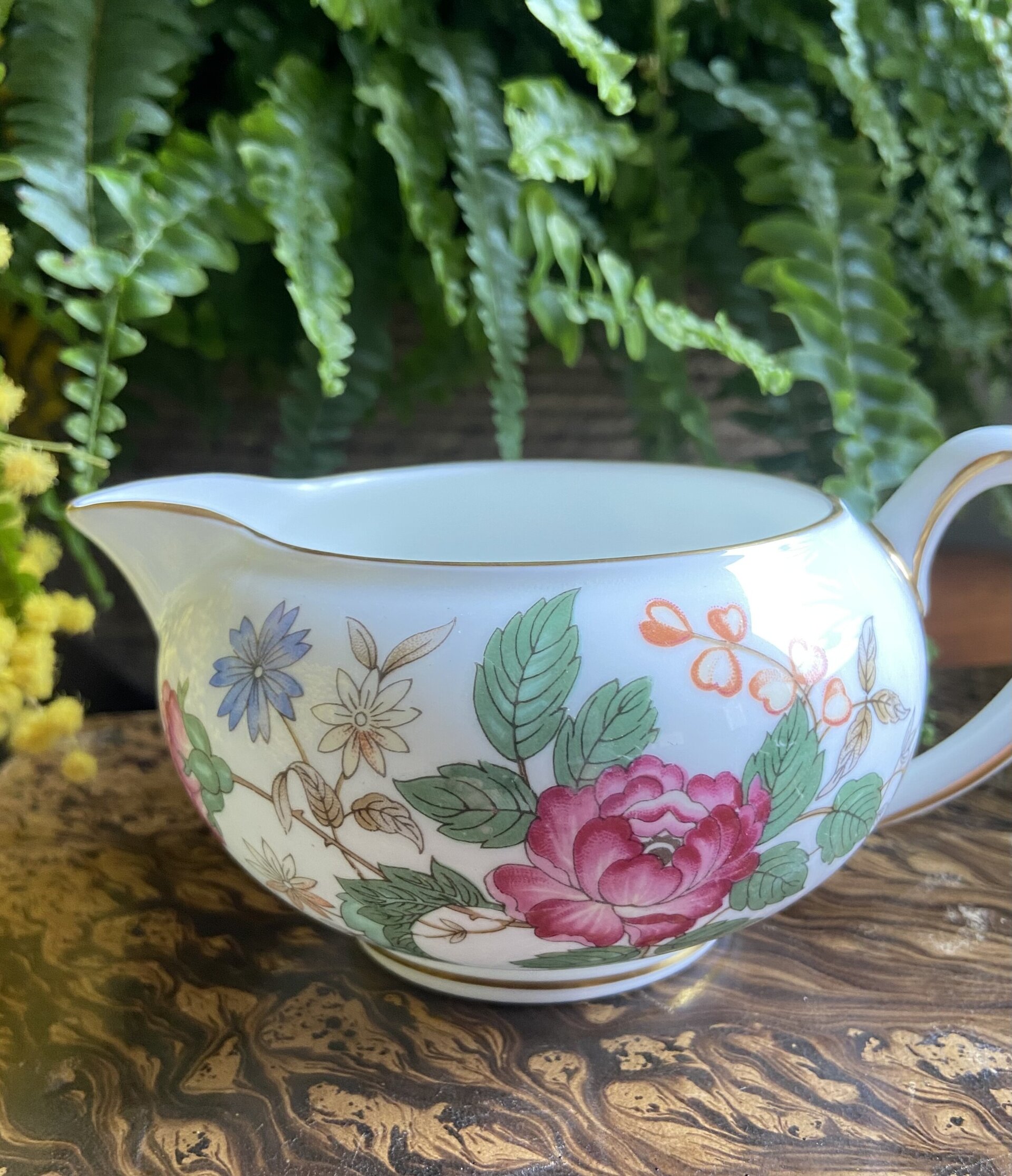 Jarra leche en porcelana inglesa "Wedgwood" - 4