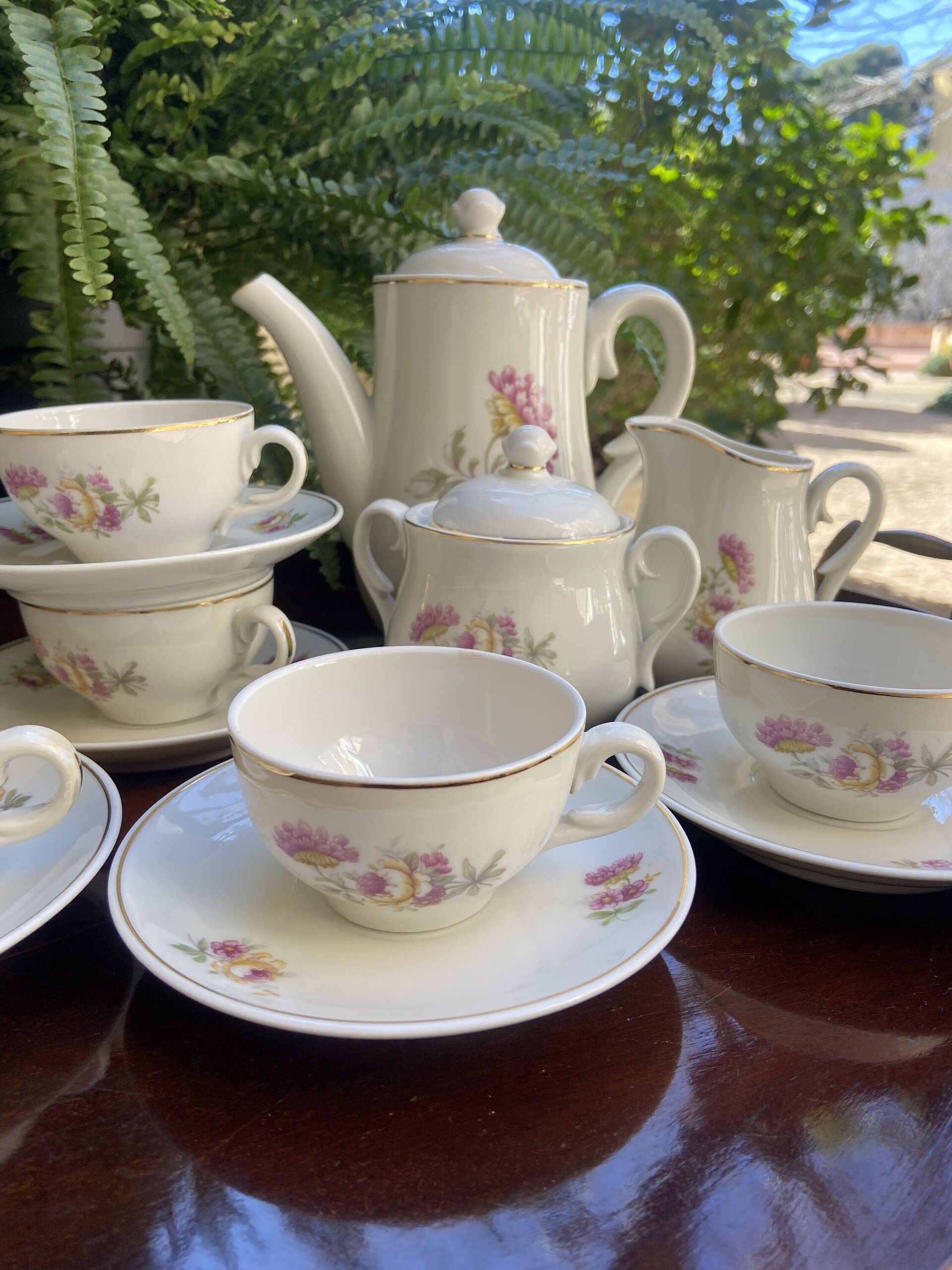 Juego de café en porcelana "Bidasoa" - 3