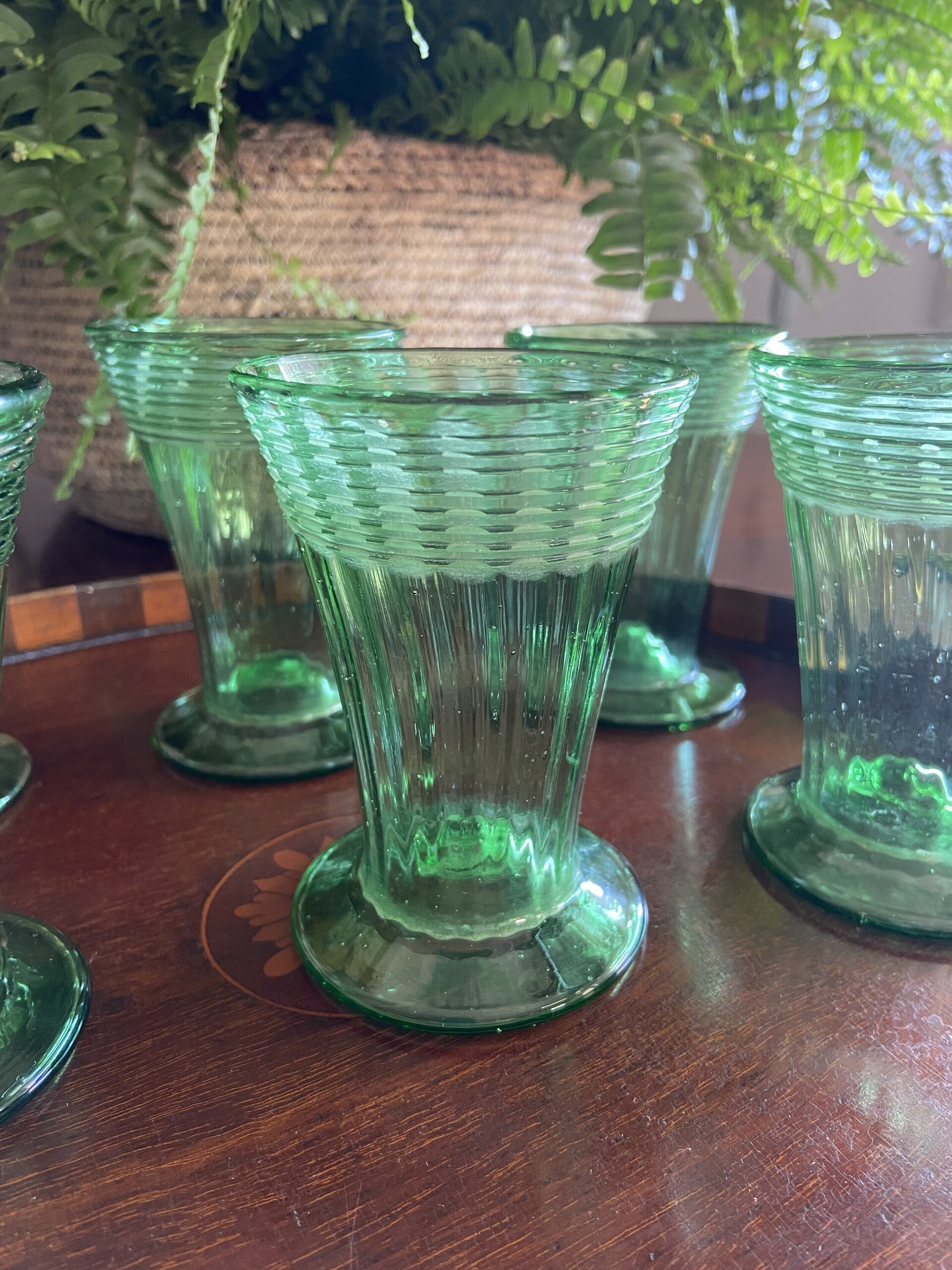 6 vasos en vidrio soplado a mano "Gordiola" - 5