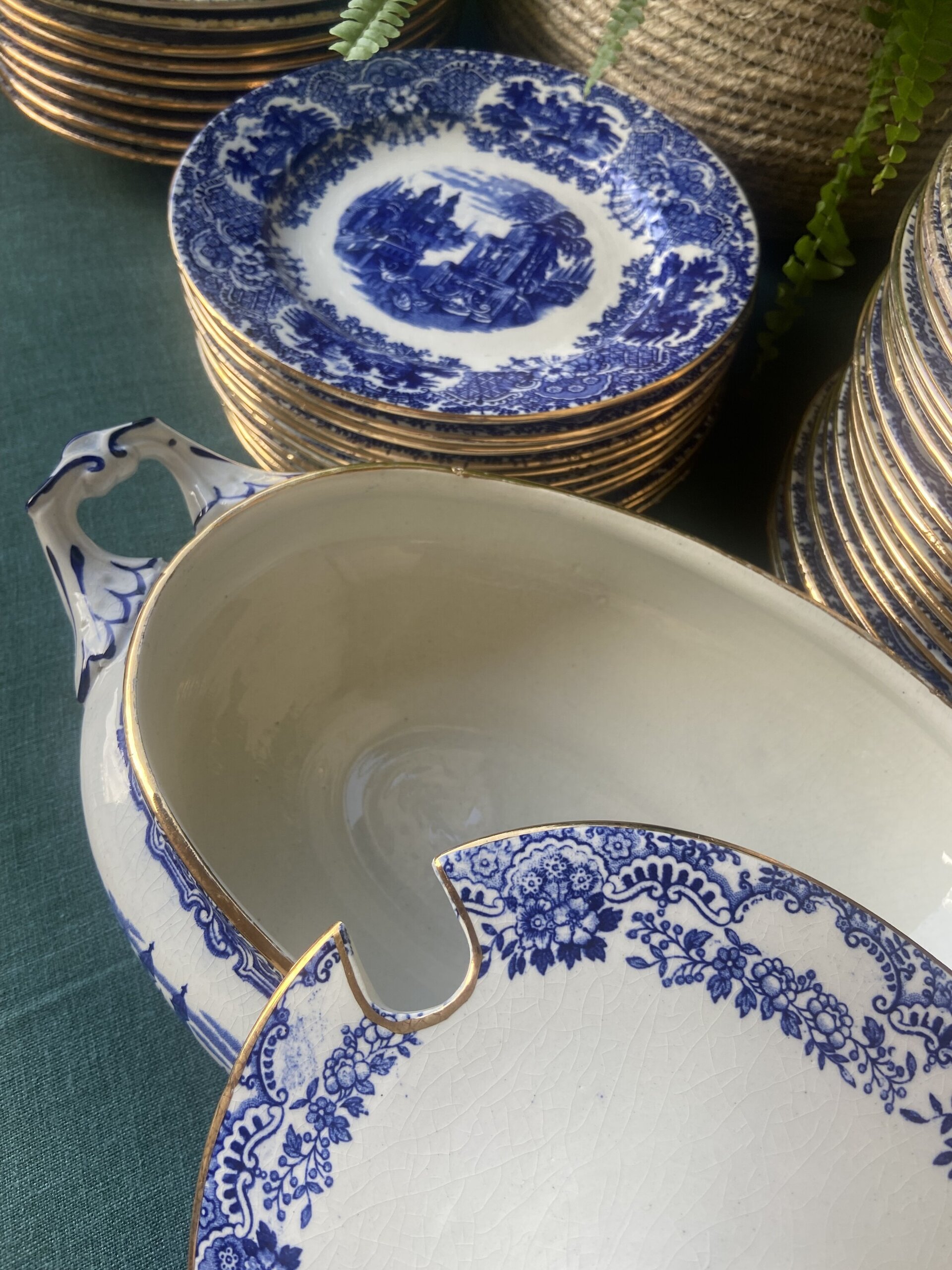 Vajilla "Pickman S.A." La Cartuja de Sevilla. (mod. Vistas). - 3