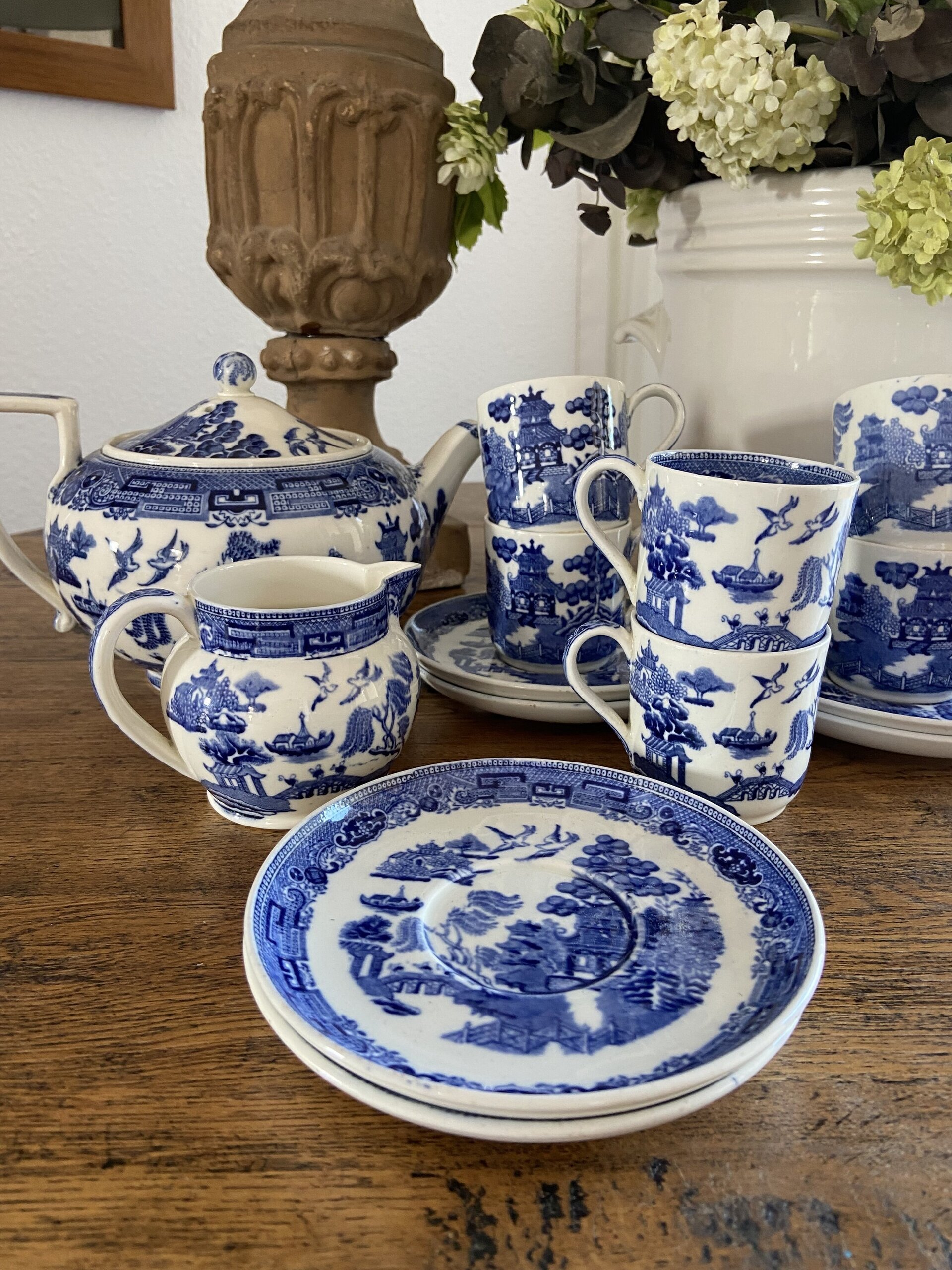 Juego de café inglés "Wedwood" mod. Willow - 2