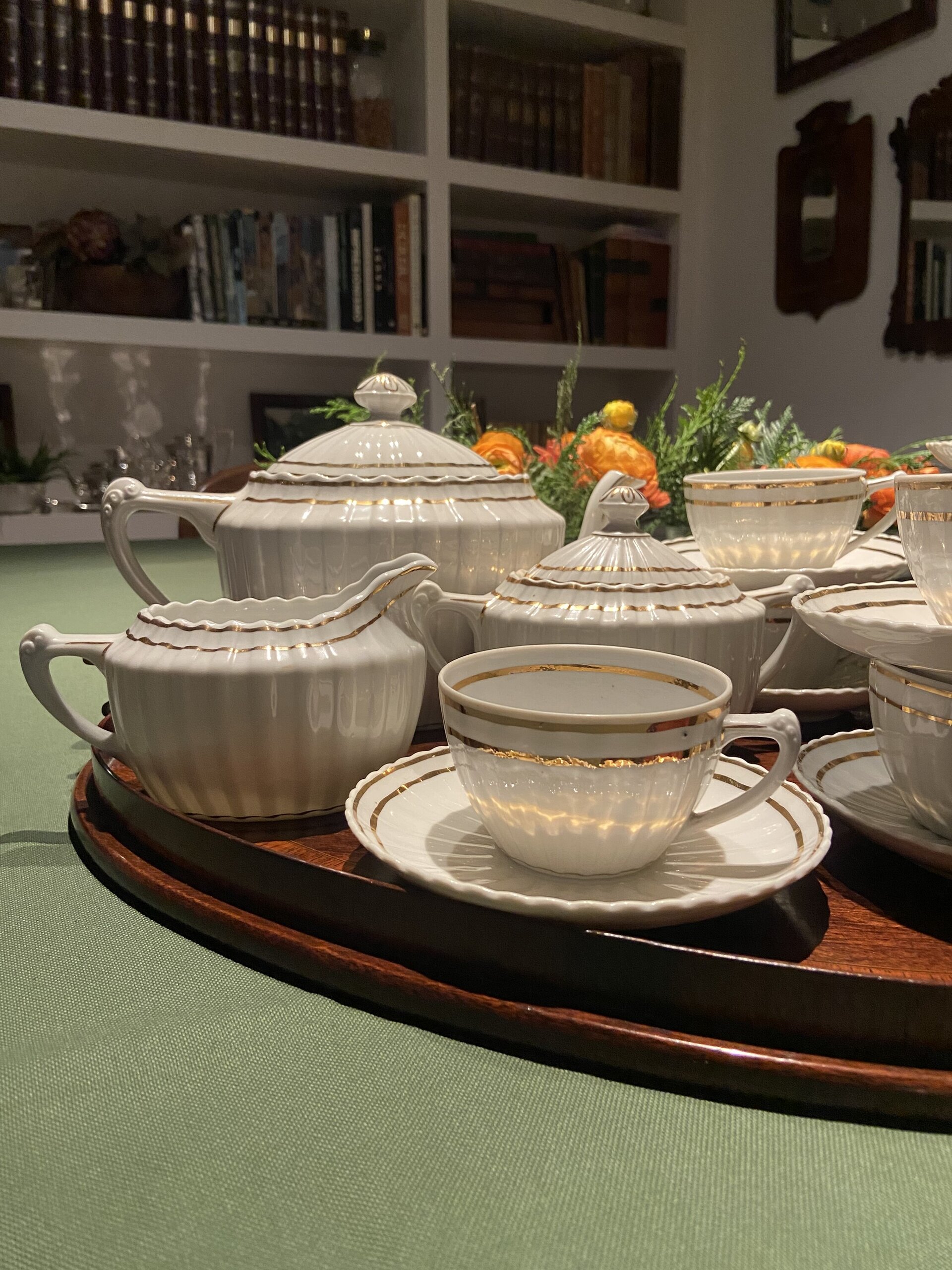 Juego de té en porcelana "Saint Claire" - 4