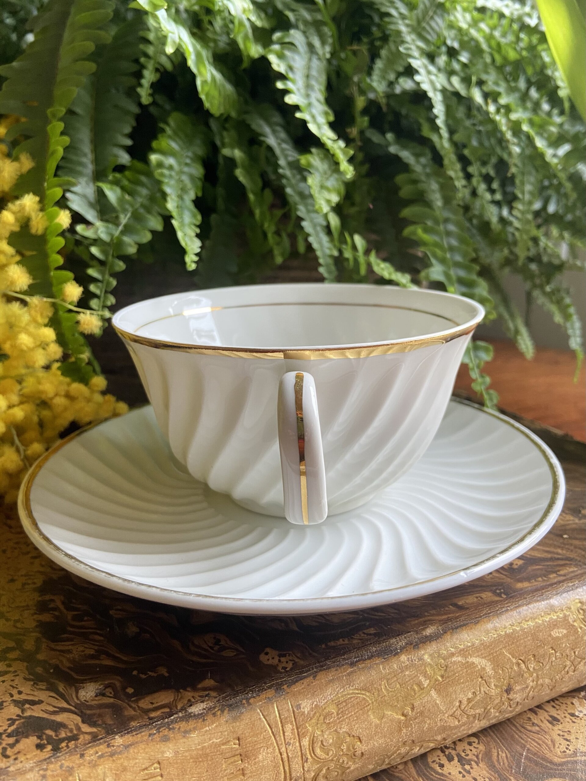 Taza desayuno en porcelana blanca - 2