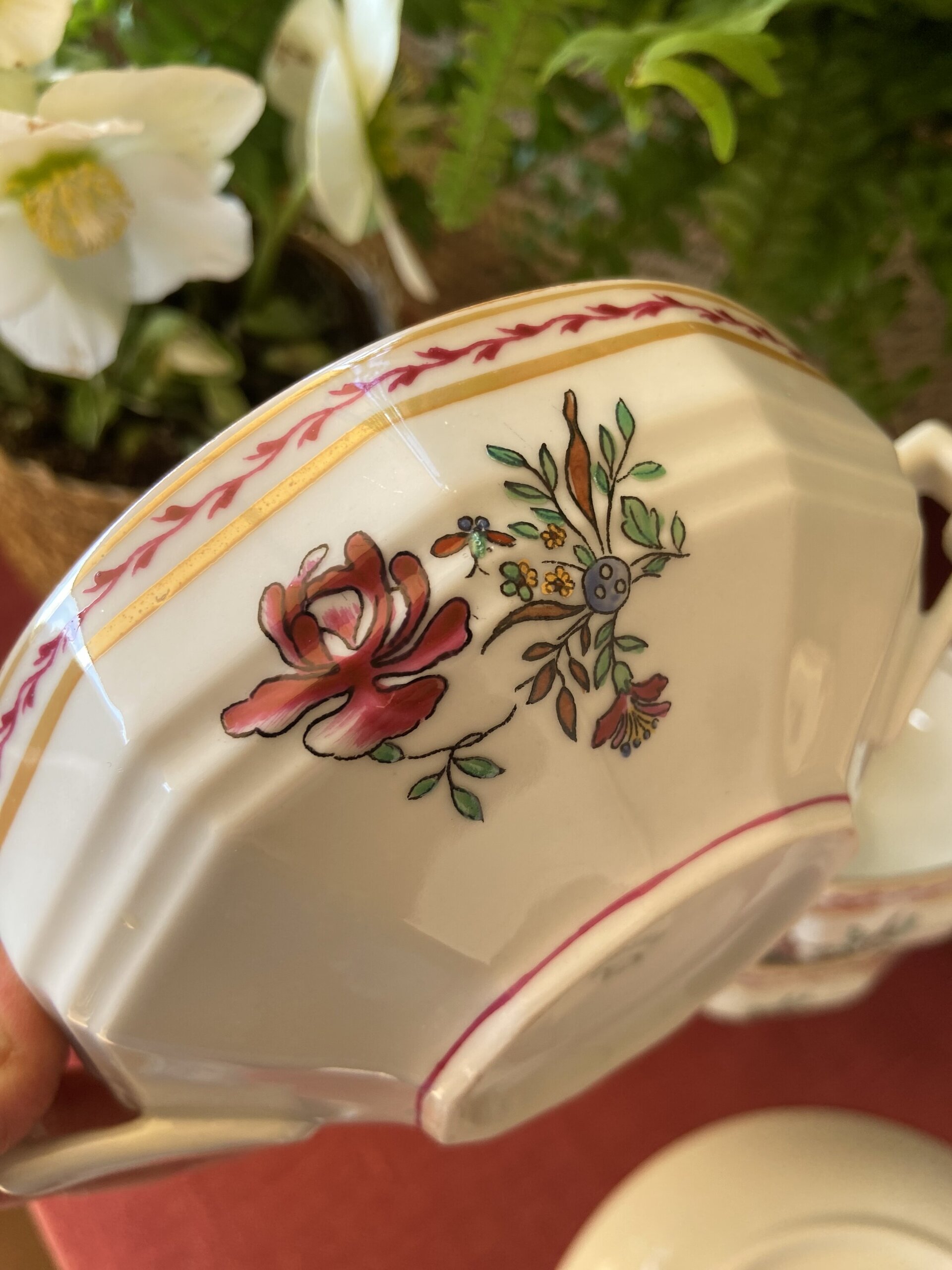 8 tazas de consomé en porcelana "Vista Alegre" - 3