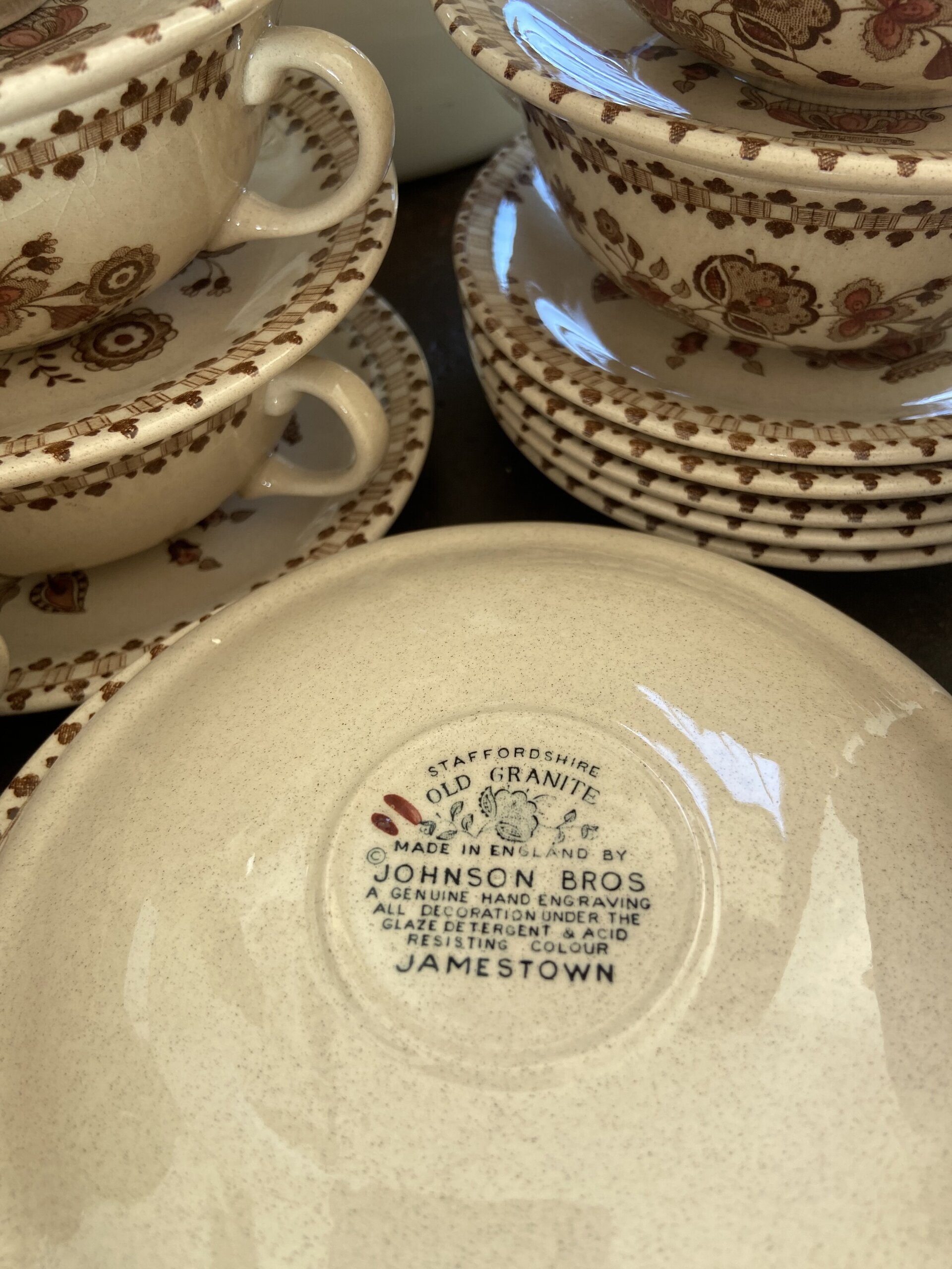 11 tazas consomé "Johnson Bros" - 7