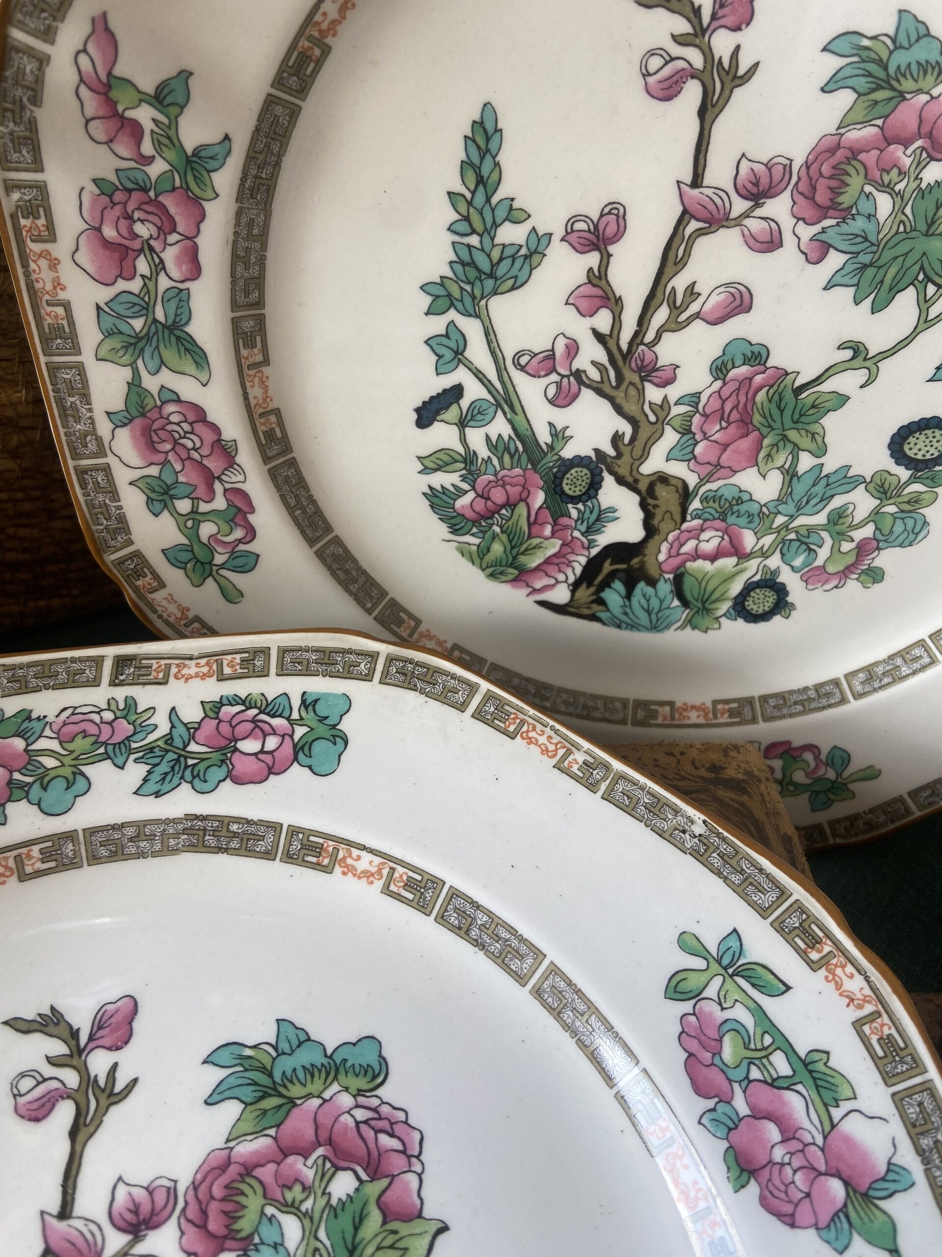 6 platos en fina porcelana inglesa "Wood & Sons". - 3