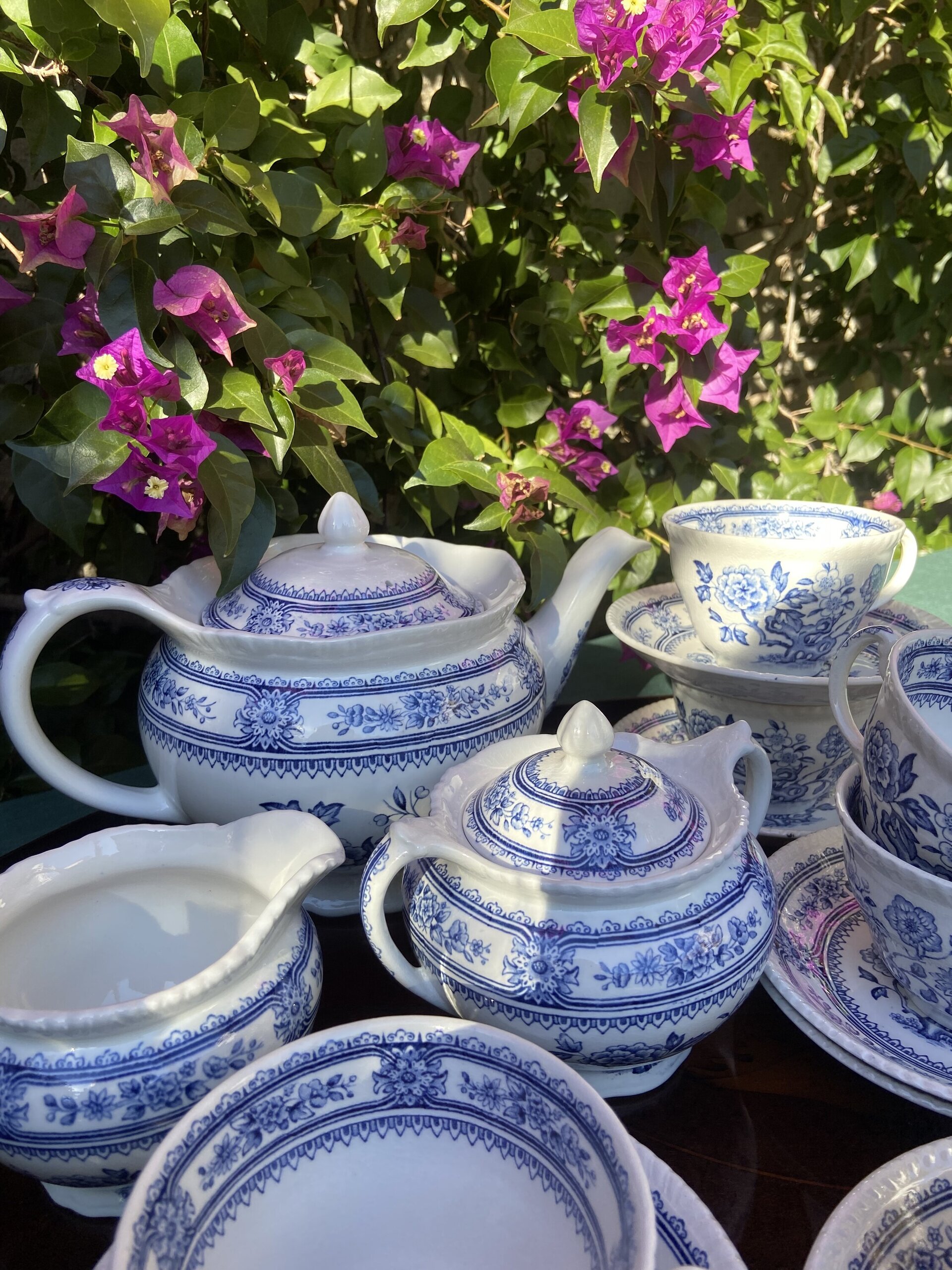 Juego de té en loza inglesa "Wood & Sons" (mod. Dorset). - 10