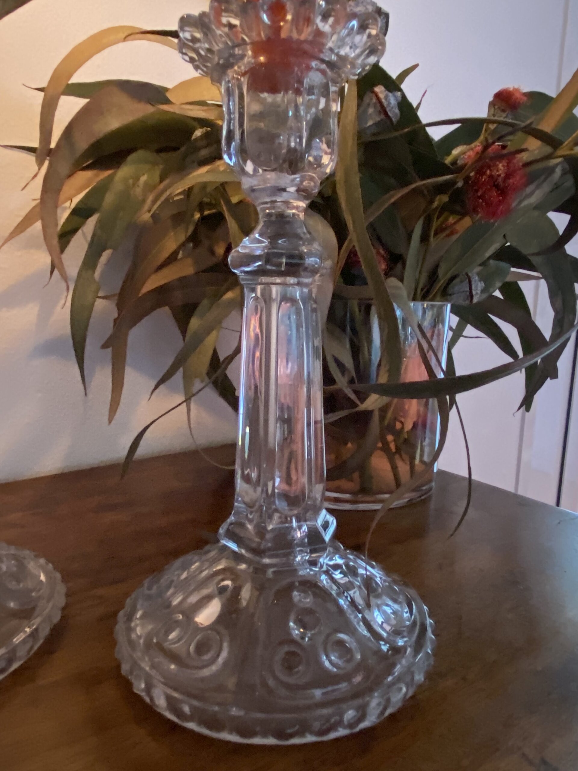 Pareja de candelabros de cristal - 3