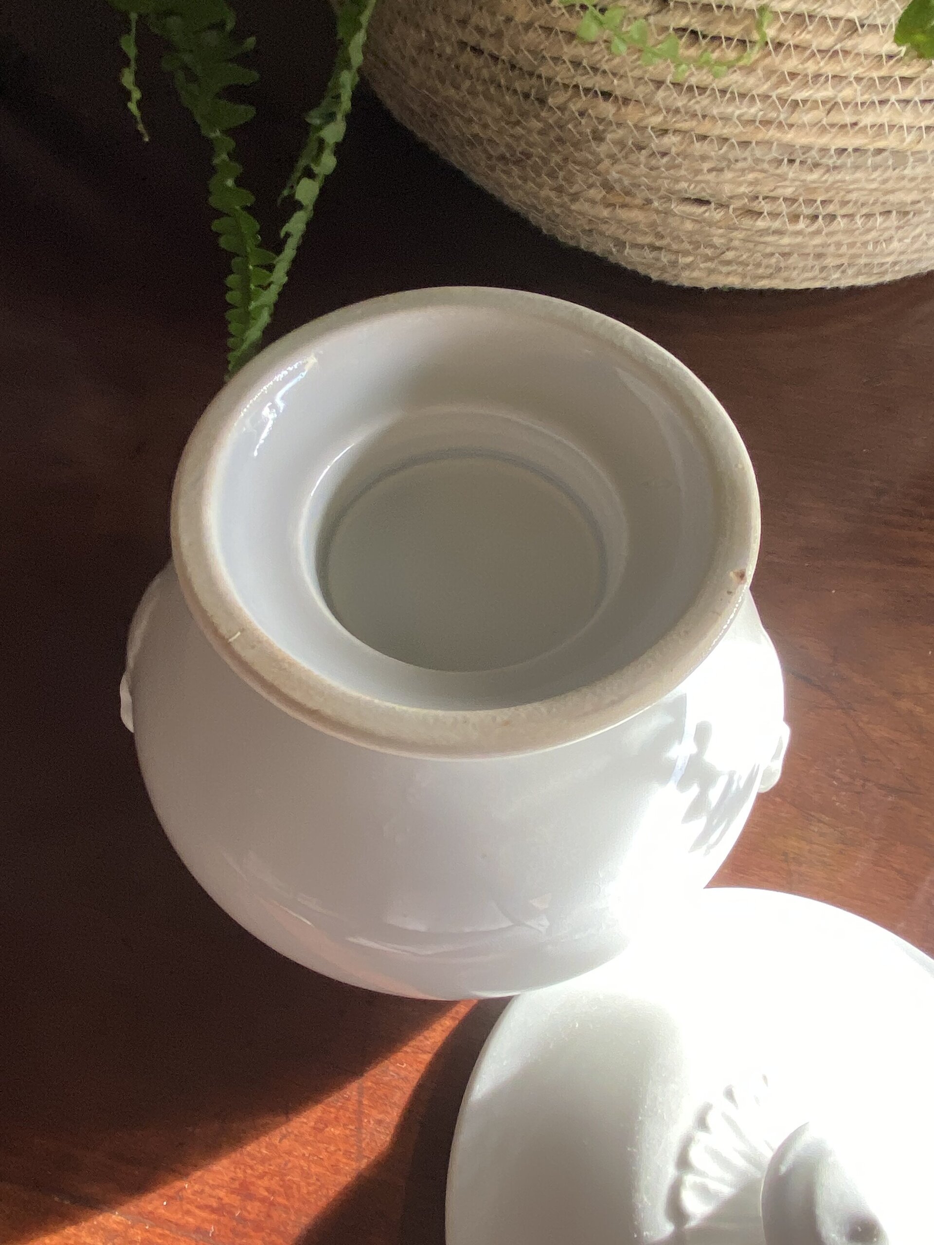 Sopera en porcelana blanca - 6