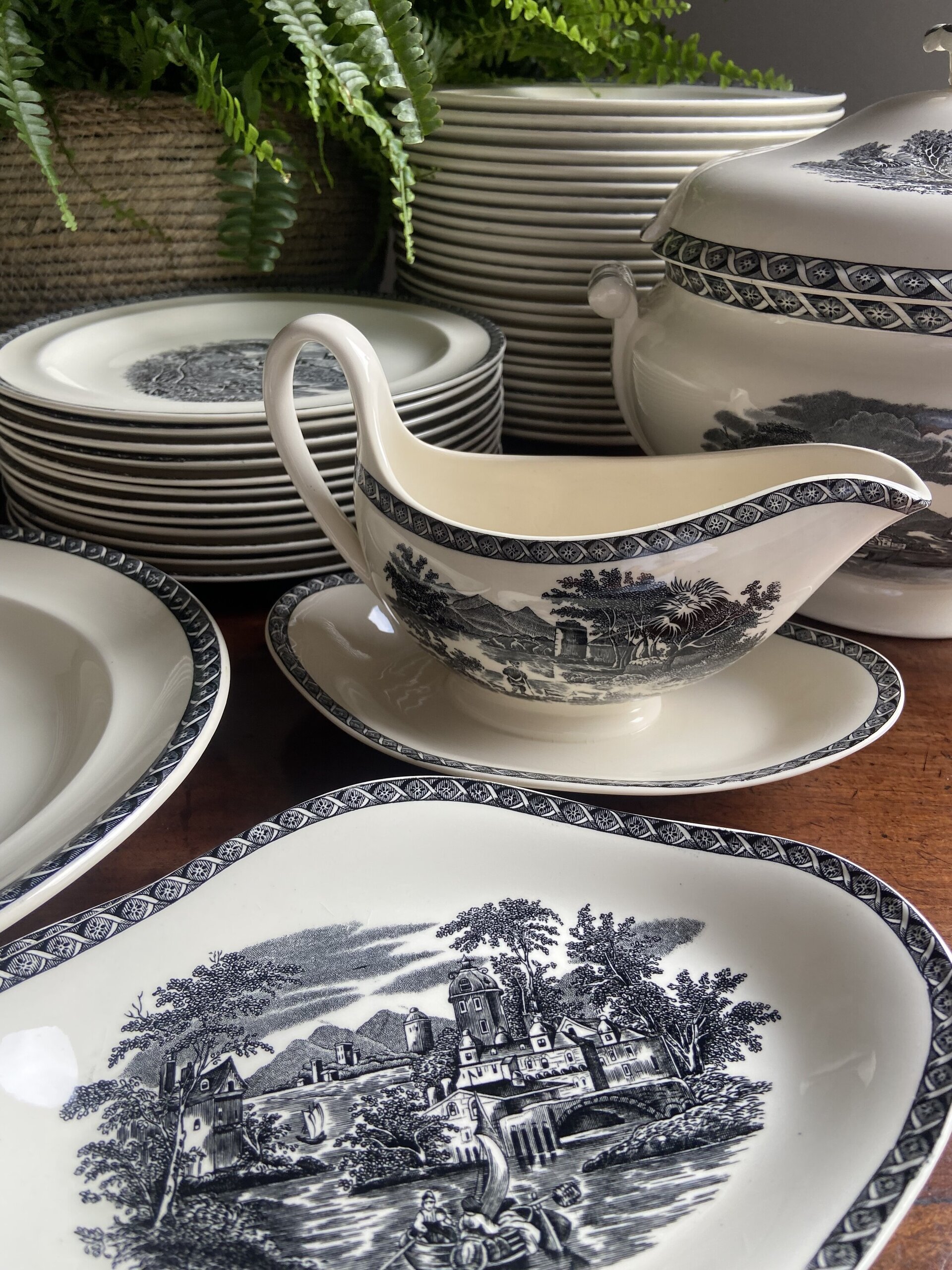 Vajilla en porcelana inglesa "Wedgwood" (mod. Lugano) - 3