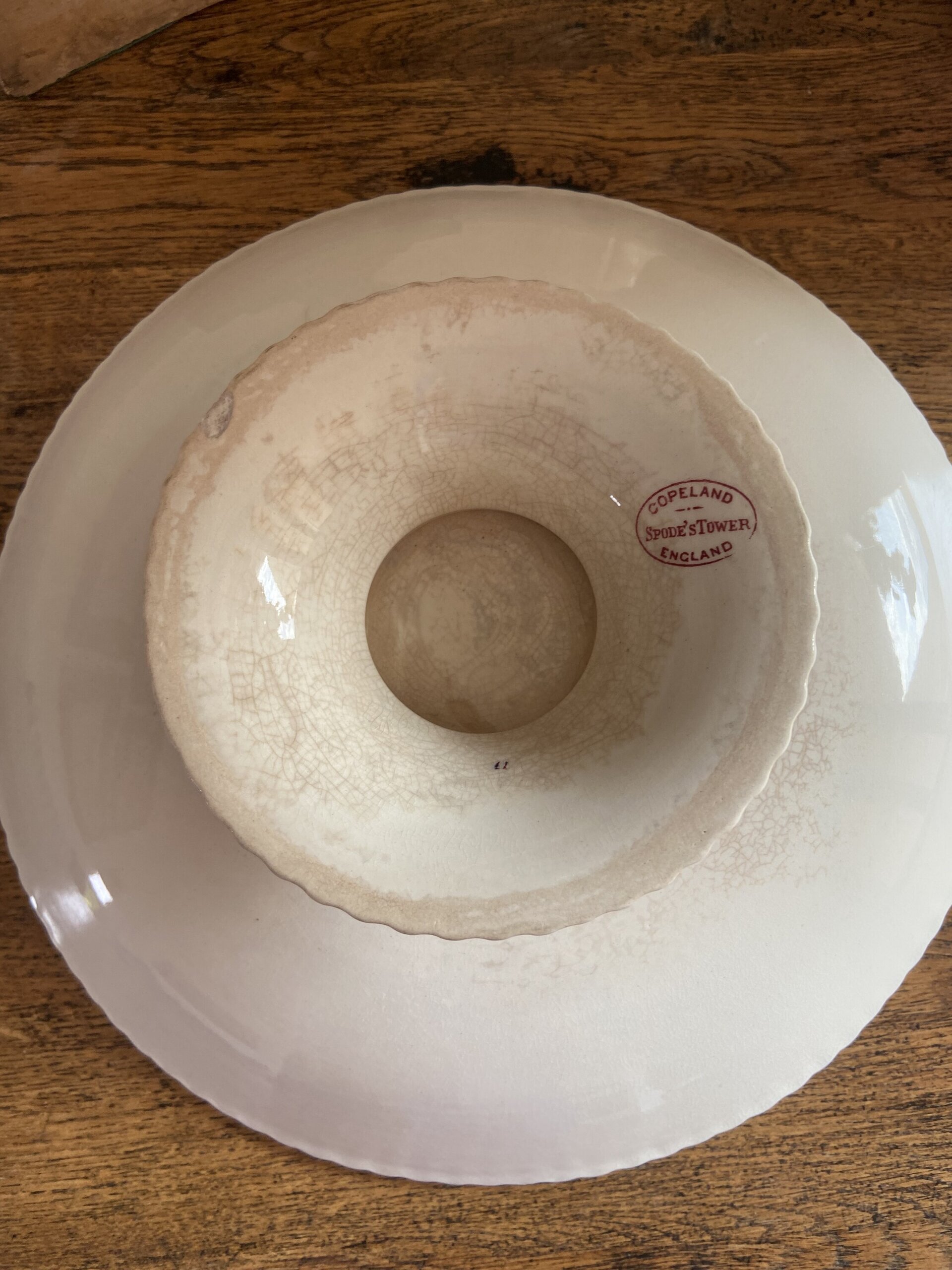 Pastelero en loza inglesa "Copeland" mod. Spode´s Tower - 4