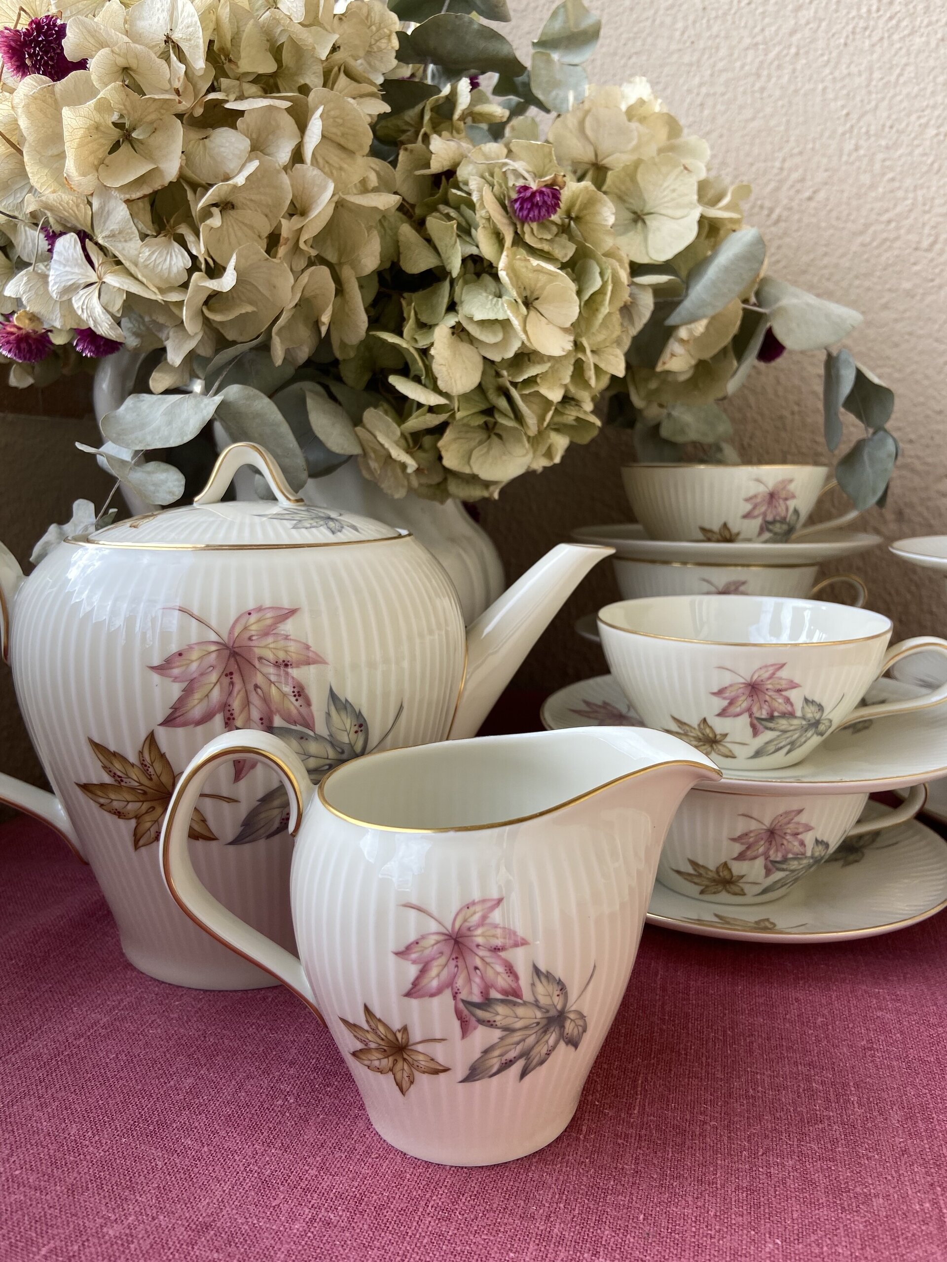 Juego de té en fina porcelana alemana"Thomas". - 5