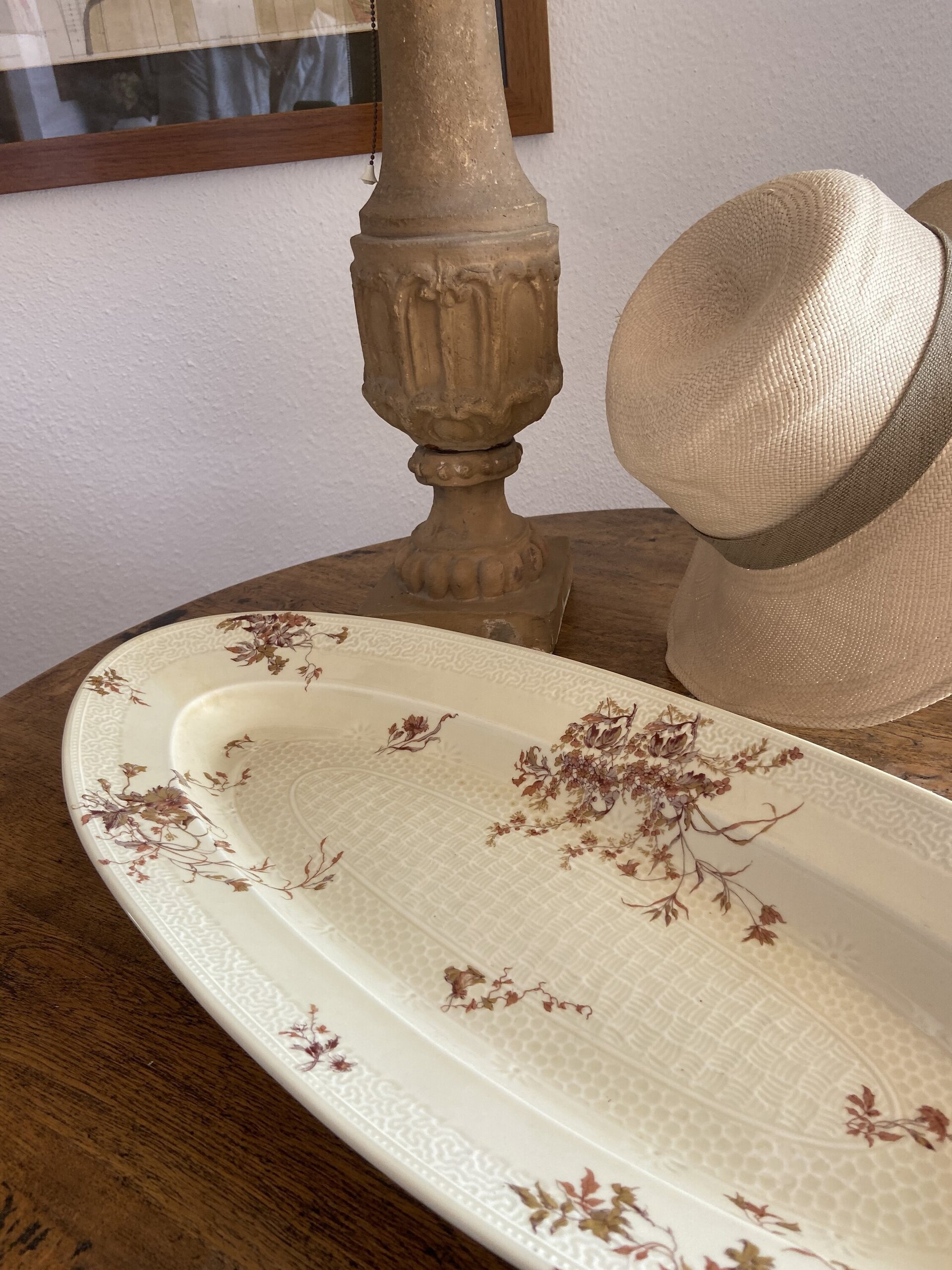 Gran fuente en porcelana francesa "H & Cª" de Limoges. - 7