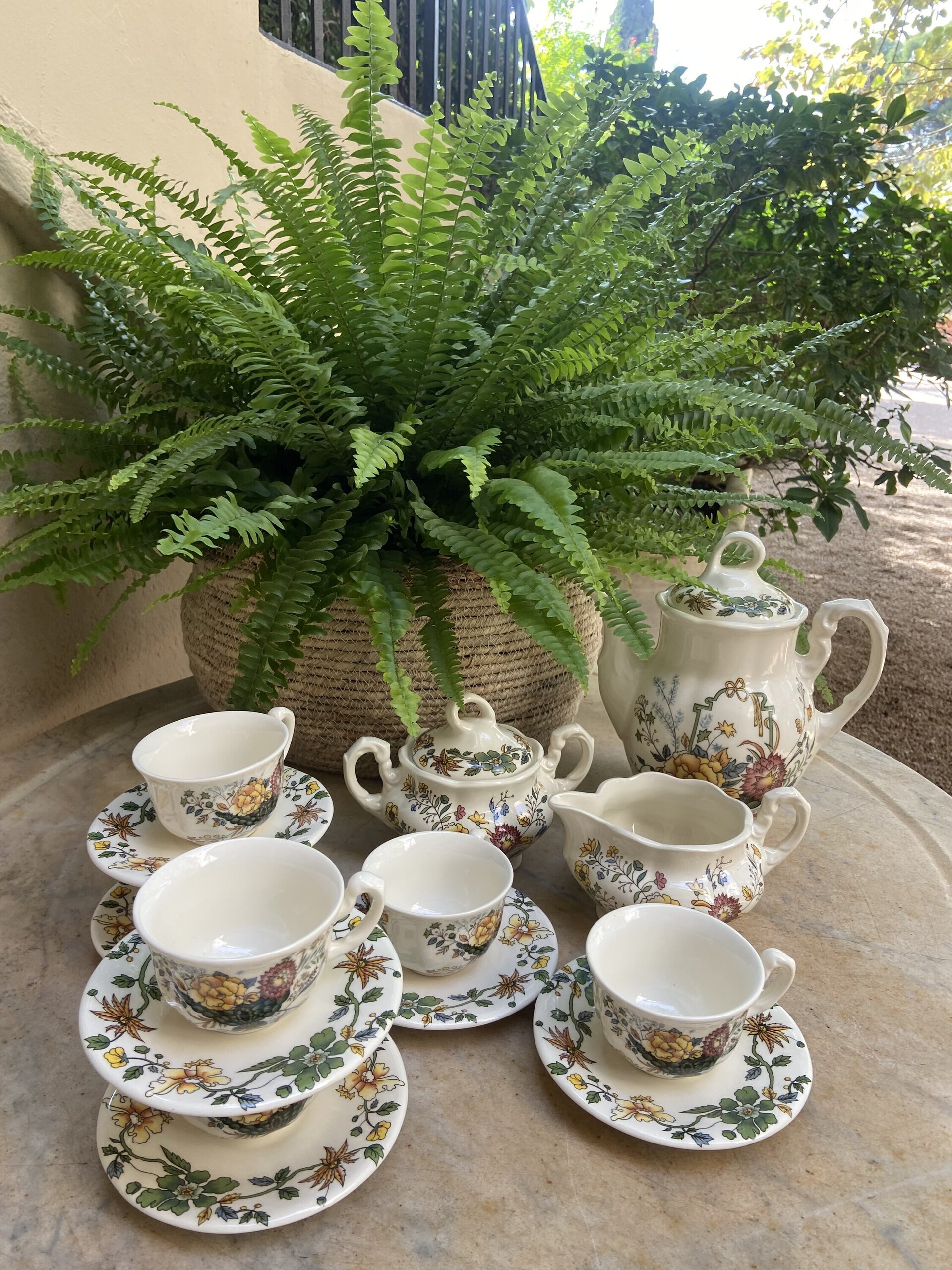 Juego de café "La Cartuja de Sevilla" Pickman S.A. - 1