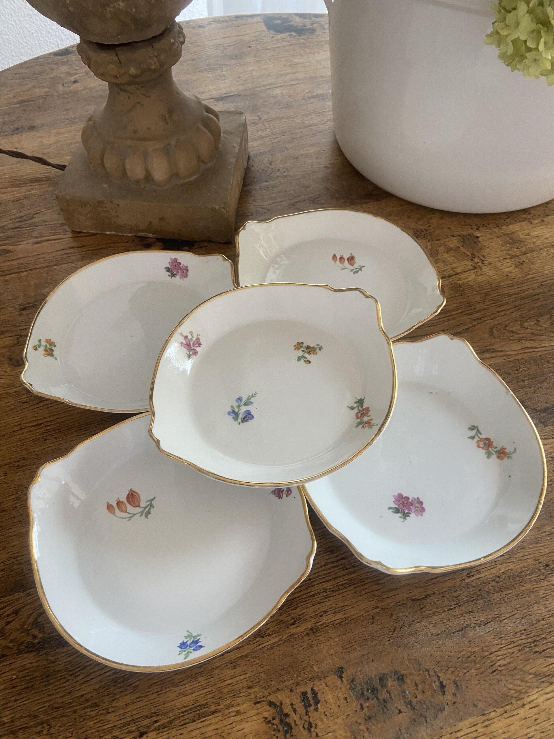 5 fuentes individuales en porcelana "Isard".3 - 1