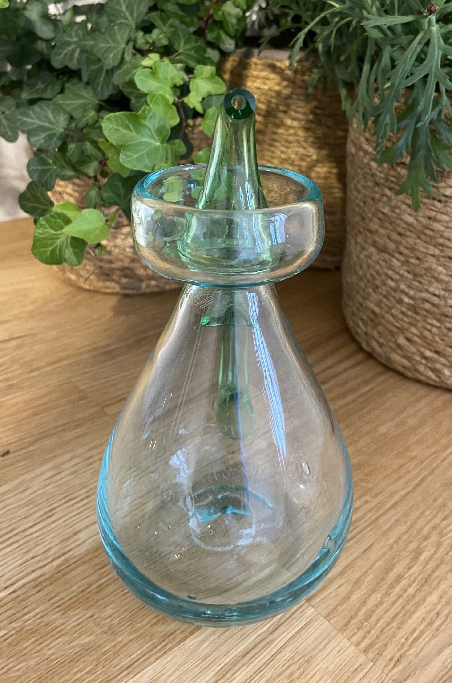Aceitera en cristal soplado mallorquin "Gordiola". - 3