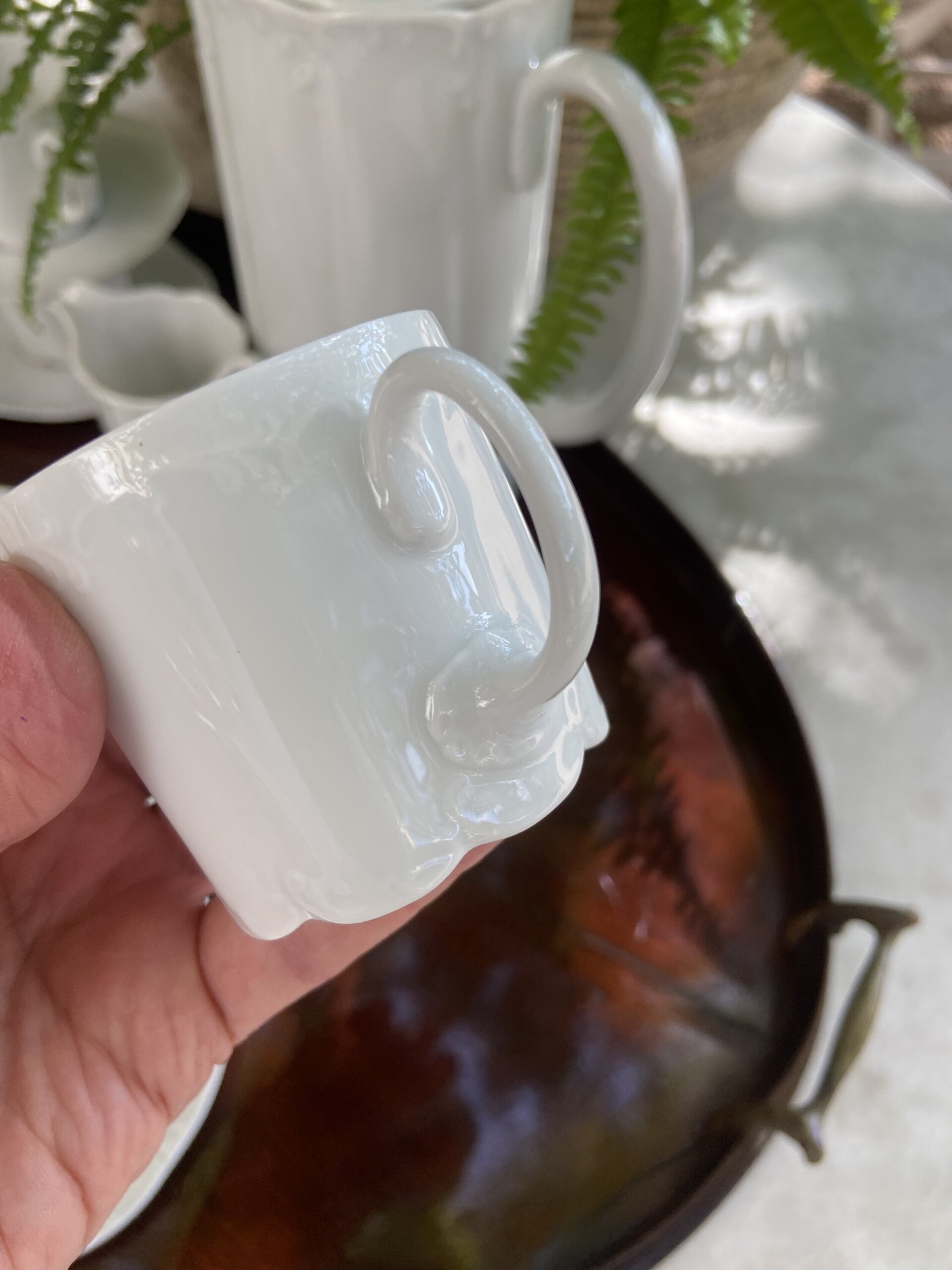 Juego de café en porcelana alemana "Rossenthal" - 3