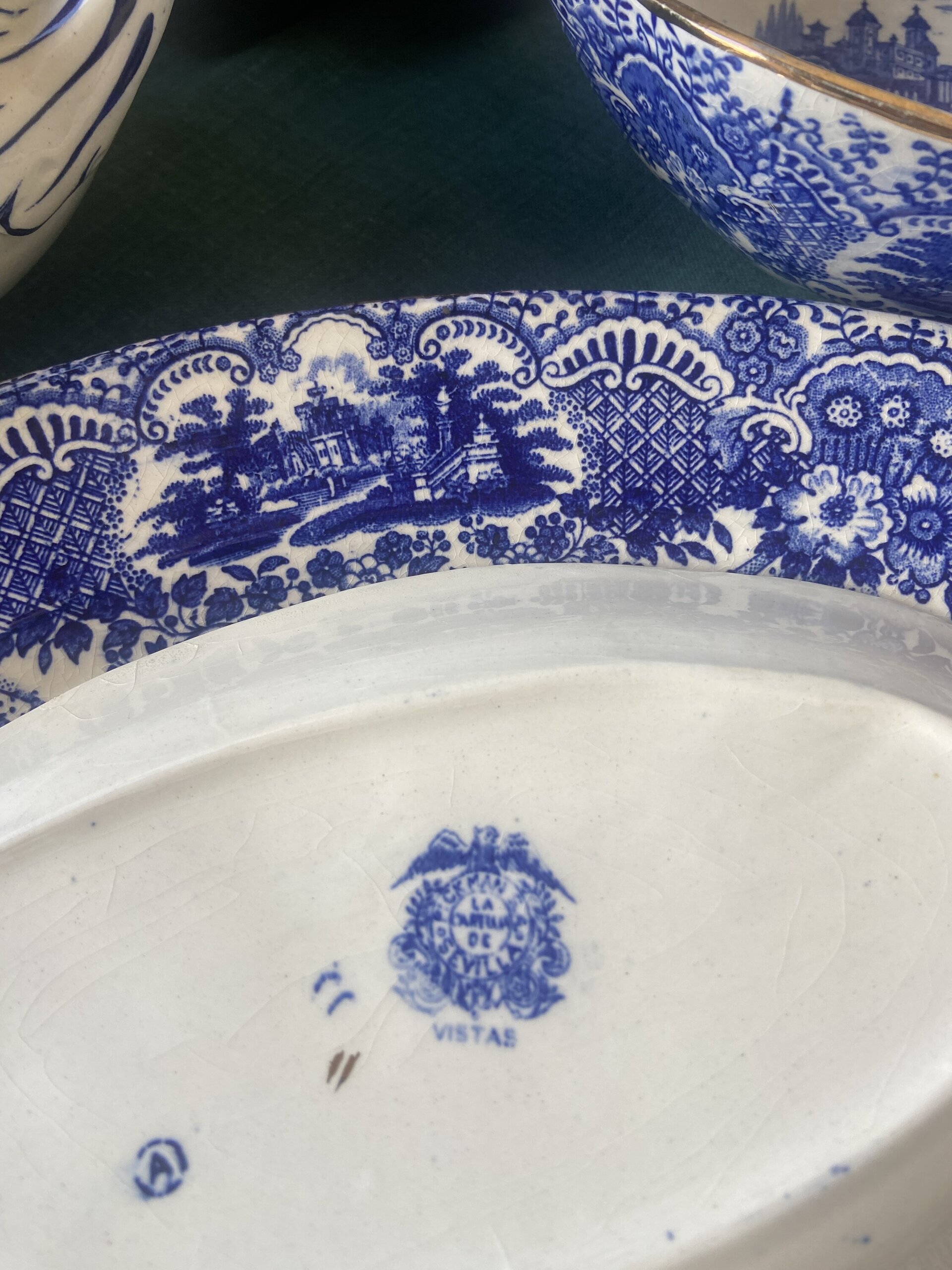 Vajilla "Pickman S.A." La Cartuja de Sevilla. (mod. Vistas). - 12