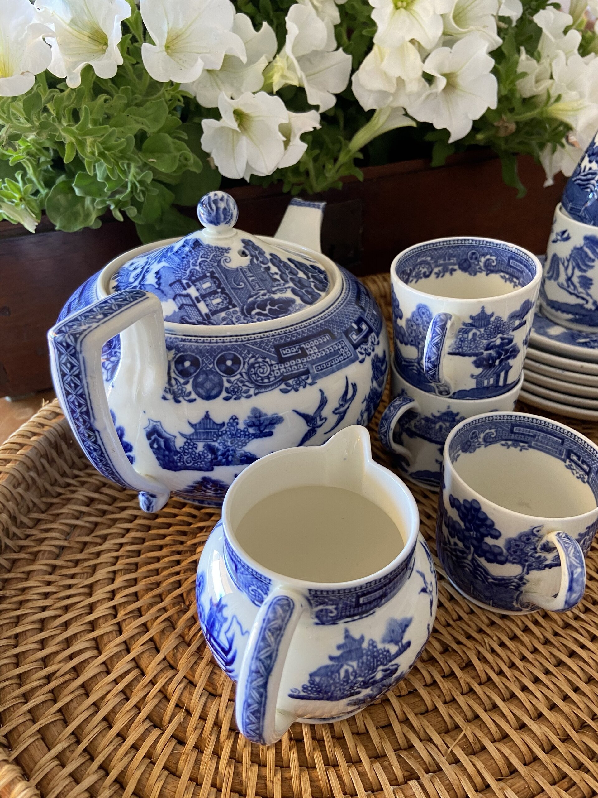 Juego de café inglés "Wedwood" mod. Willow - 4