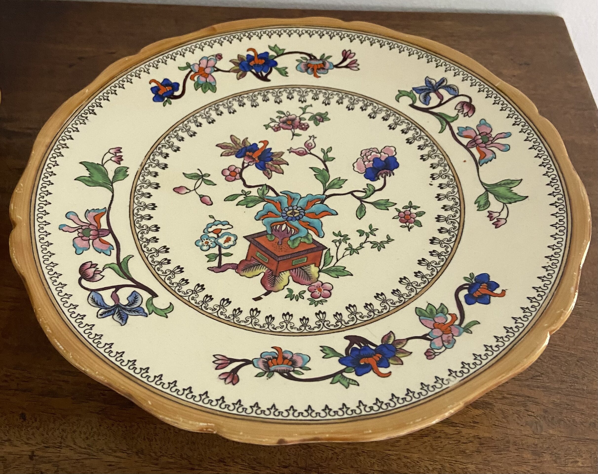 Pastelero/frutero en loza inglesa "Coalport" Kings Ware. - 4
