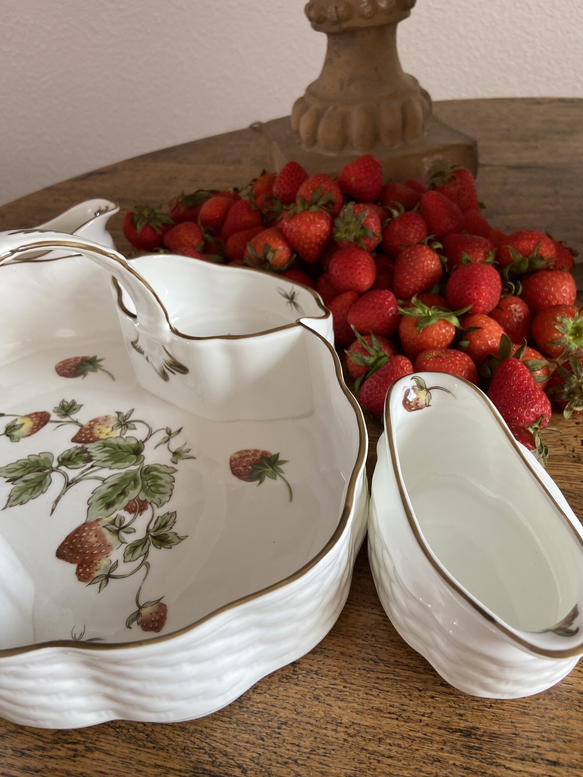 Cesta en porcelana inglesa "Copeland". - 11