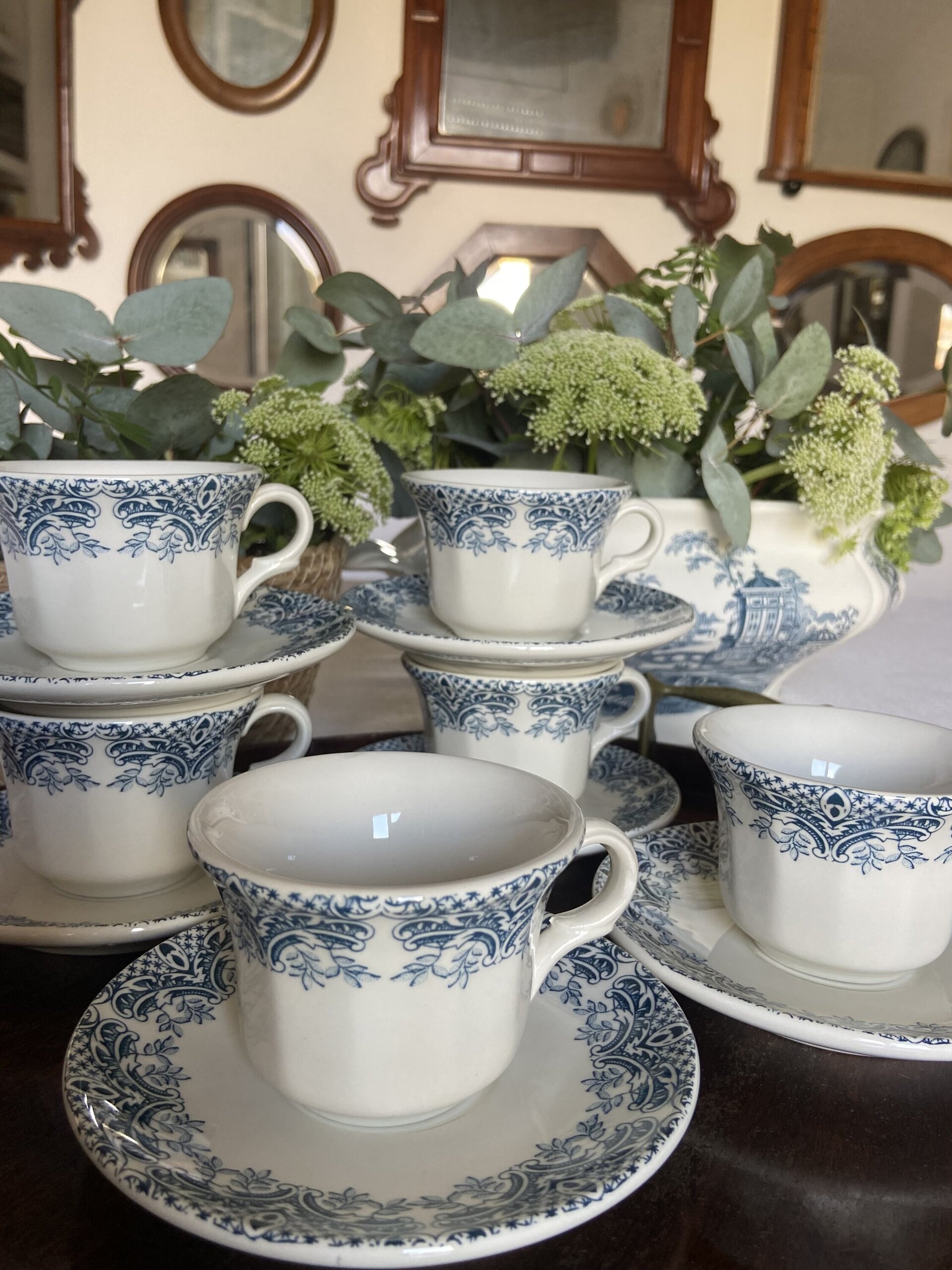 6 tazas de café Pickman s.a. "La Cartuja de sevilla" - 1