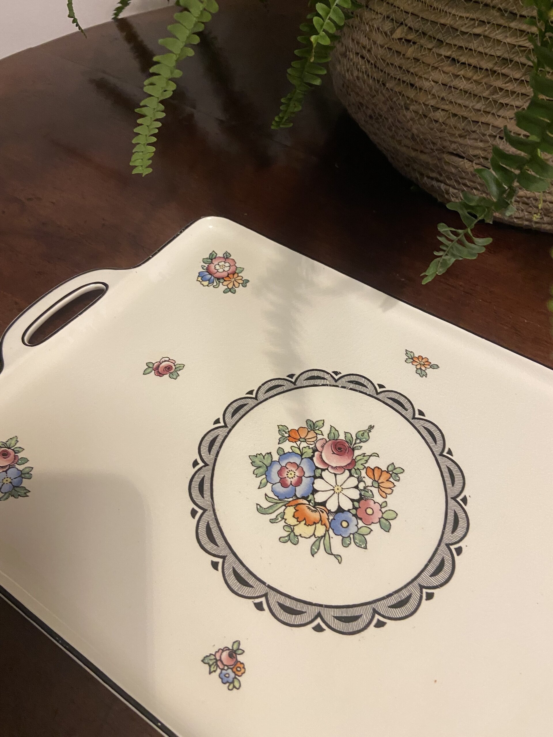 Fuente en cerámica alemana RVR (Roesler, Volg, Reiss) - 5