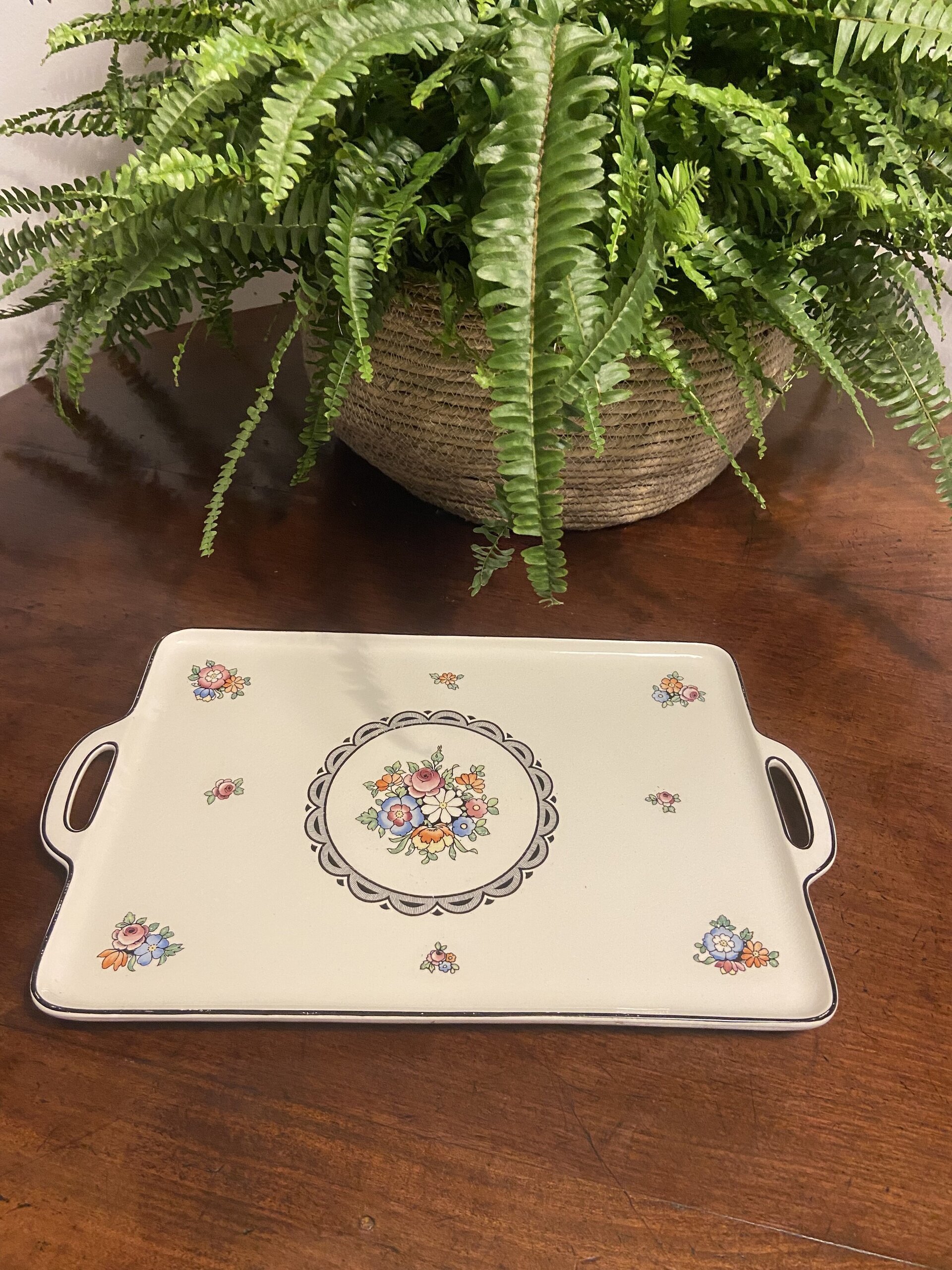 Fuente en cerámica alemana RVR (Roesler, Volg, Reiss) - 3