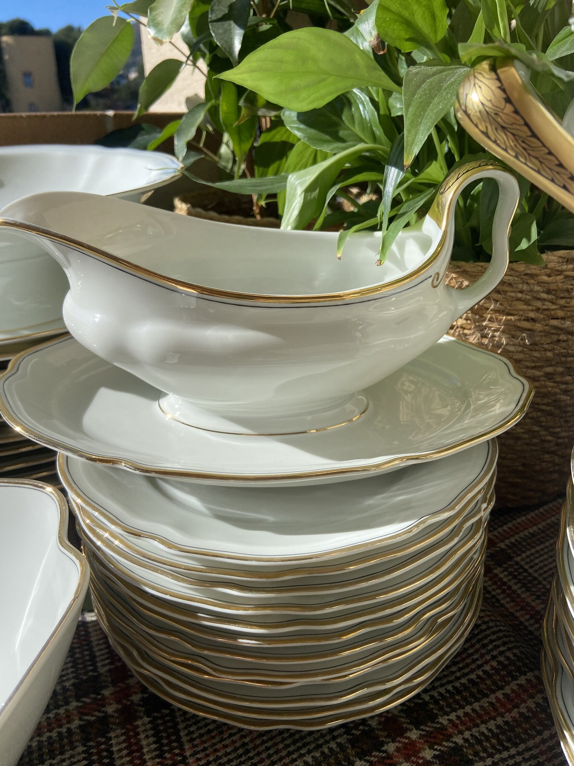 Vajilla en porcelana alemana de Bavaria "Scönwald". - 6