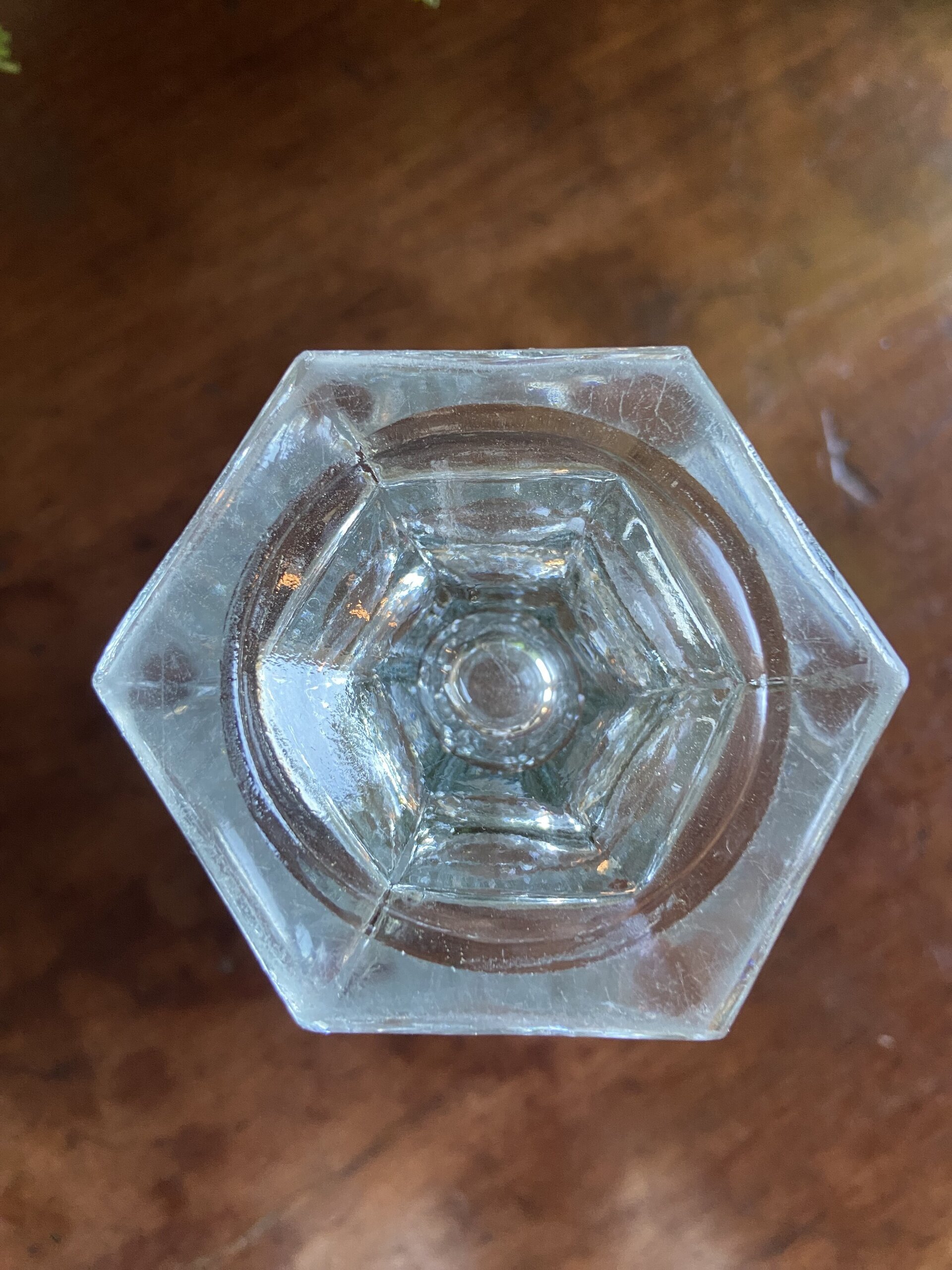 Copa huertana en vidrio prensado de cristalerias "Santa Lucia" Murcia. - 3