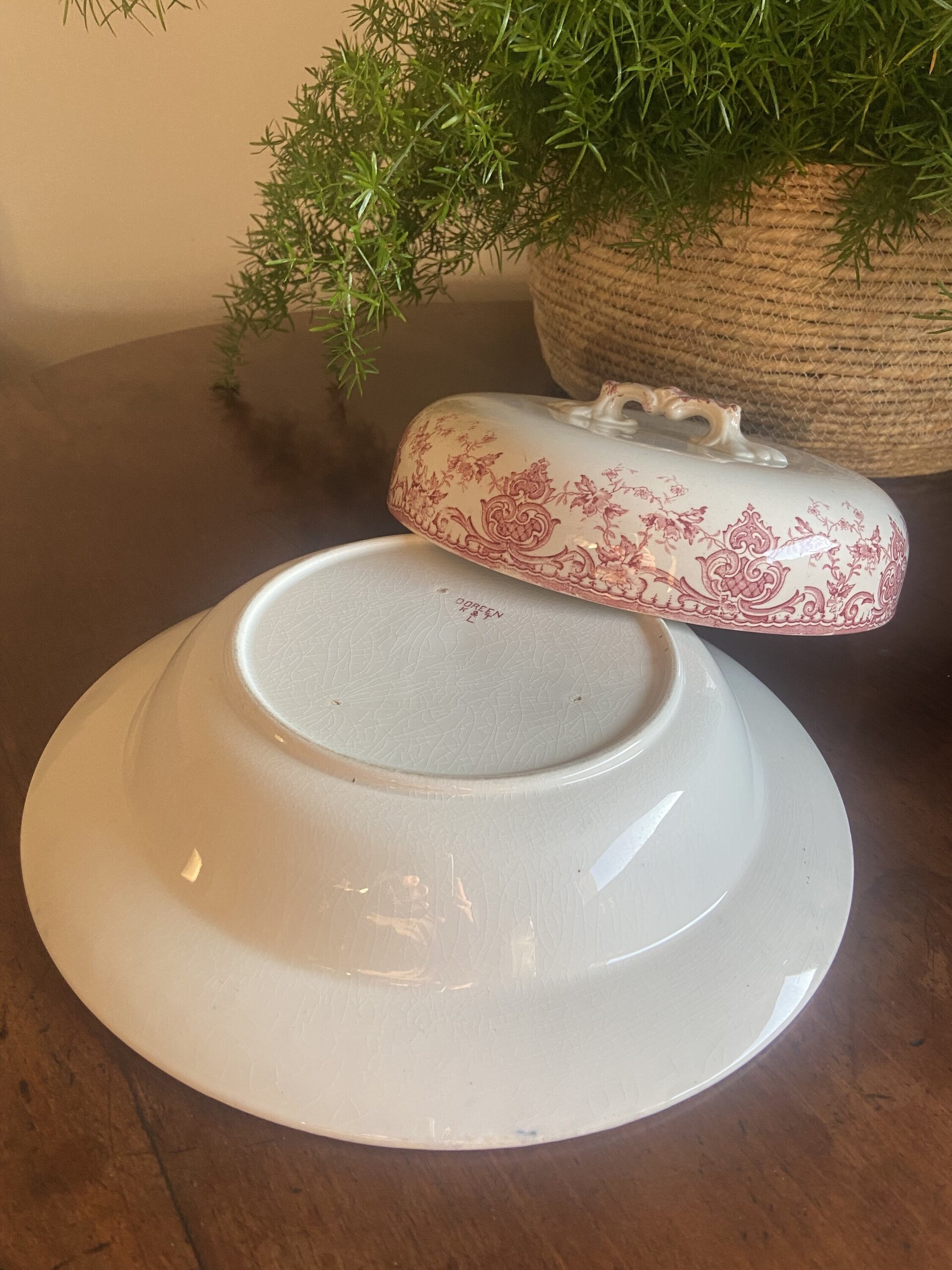 Legumbrera en loza estadounidense "K&T" (mod. Doren) - 9